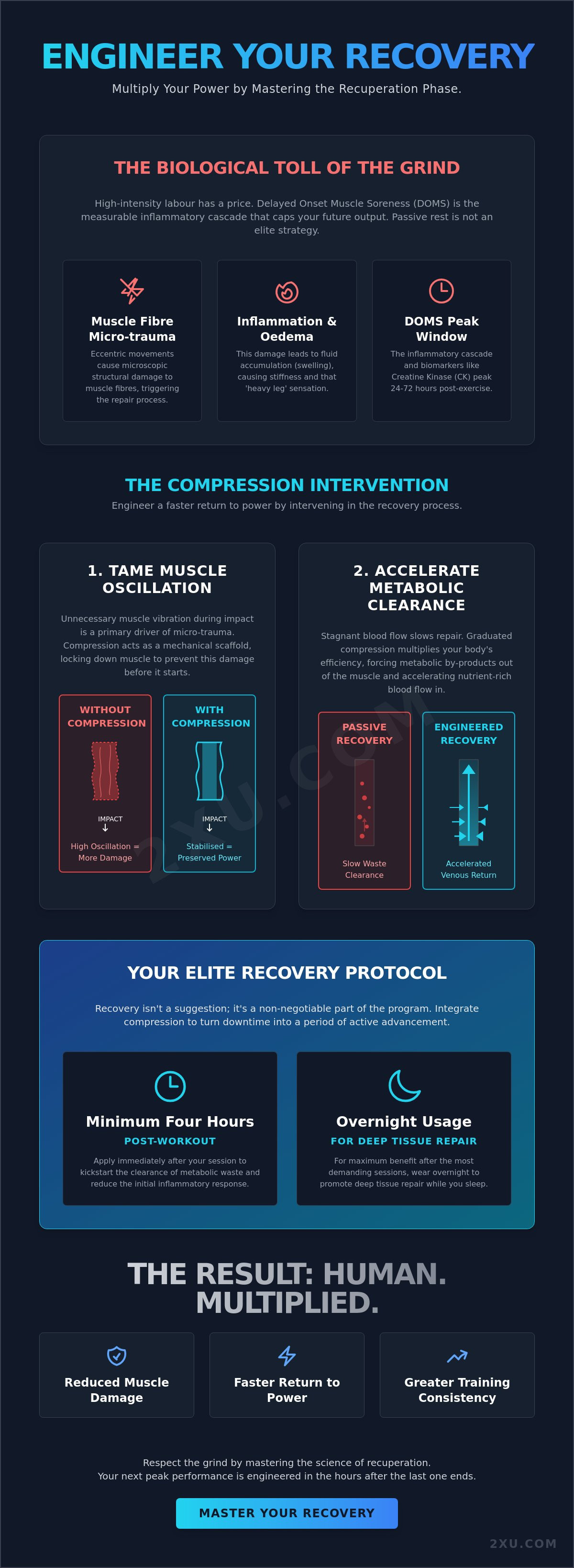How compression tights aid muscle recovery