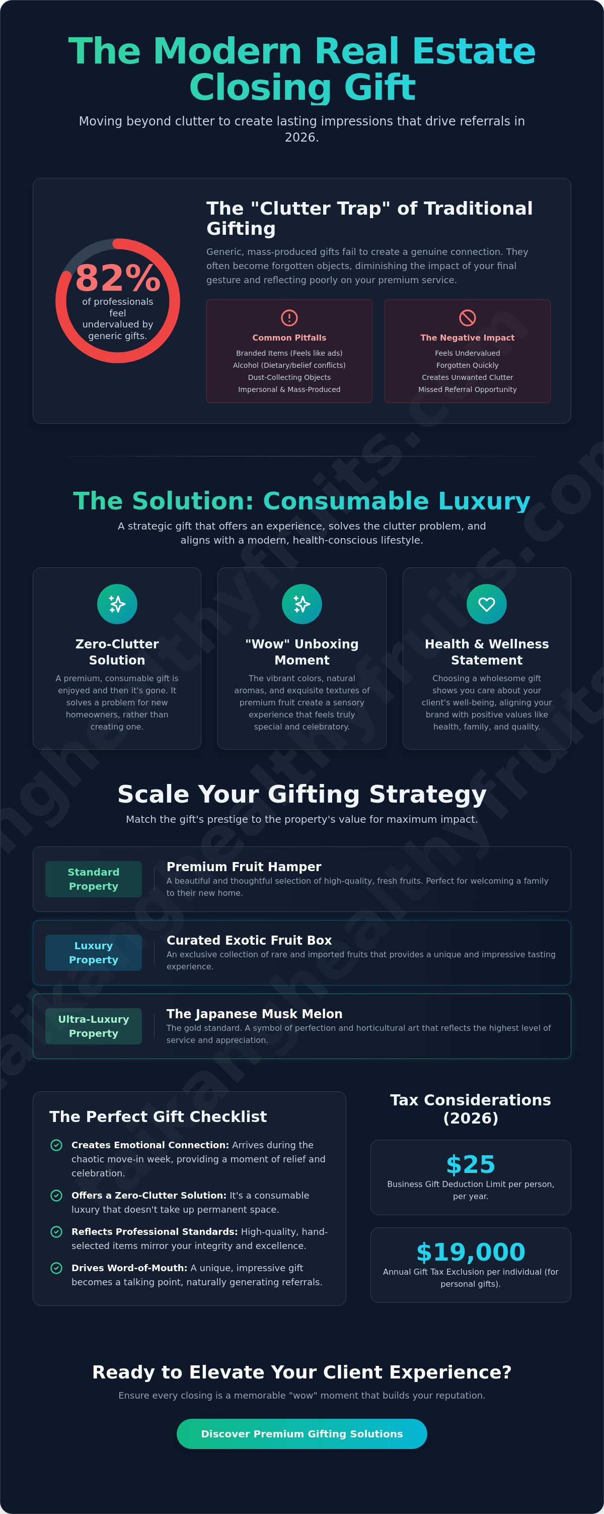 Closing gift for real estate clients