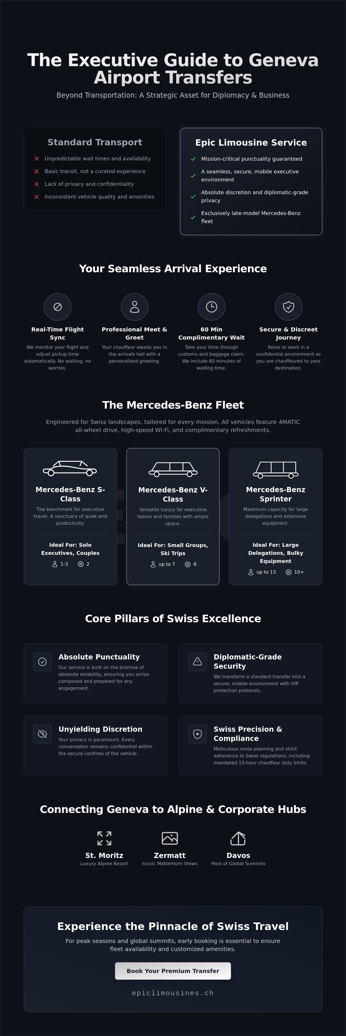 Geneva airport limousine service
