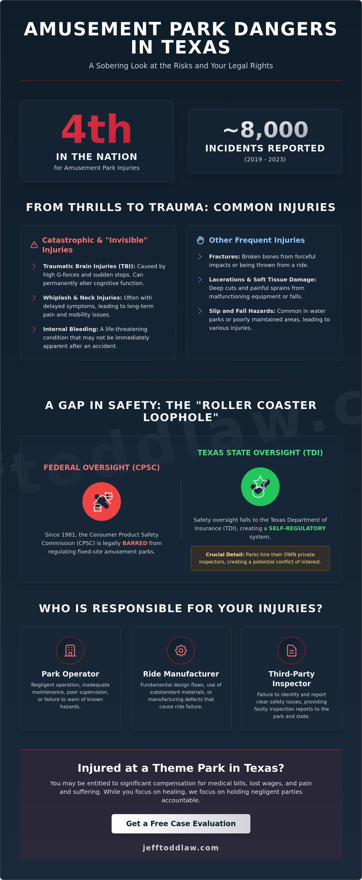 Amusement park injury lawyer Houston