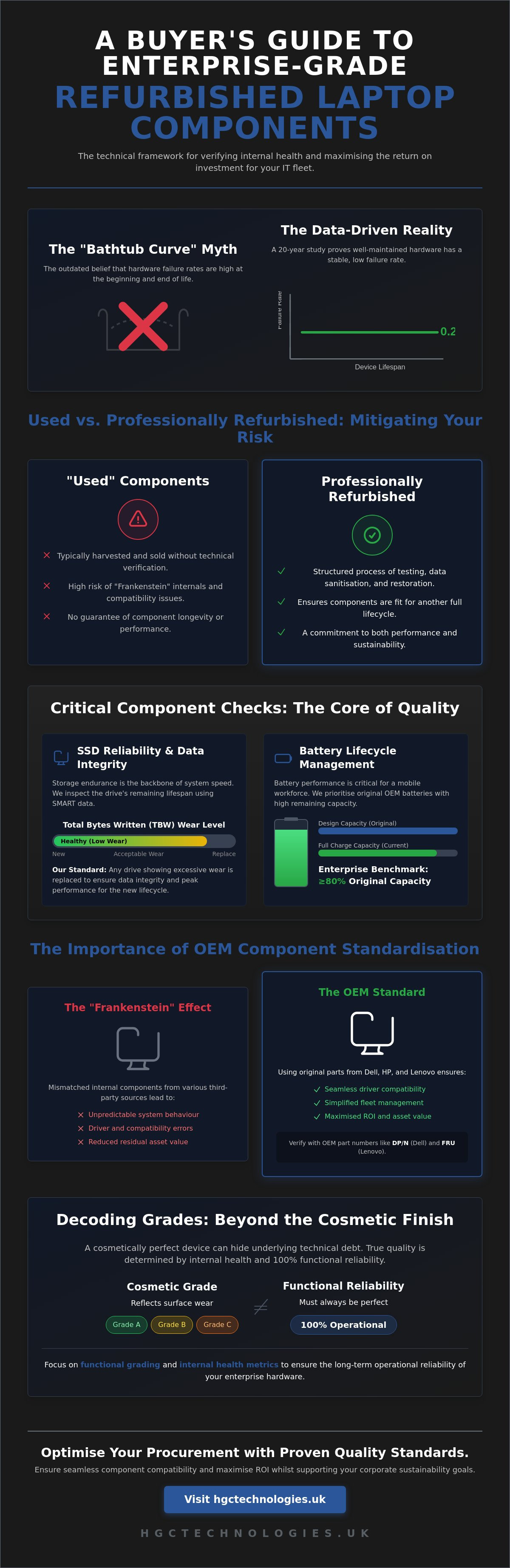 Refurbished laptop component quality guide