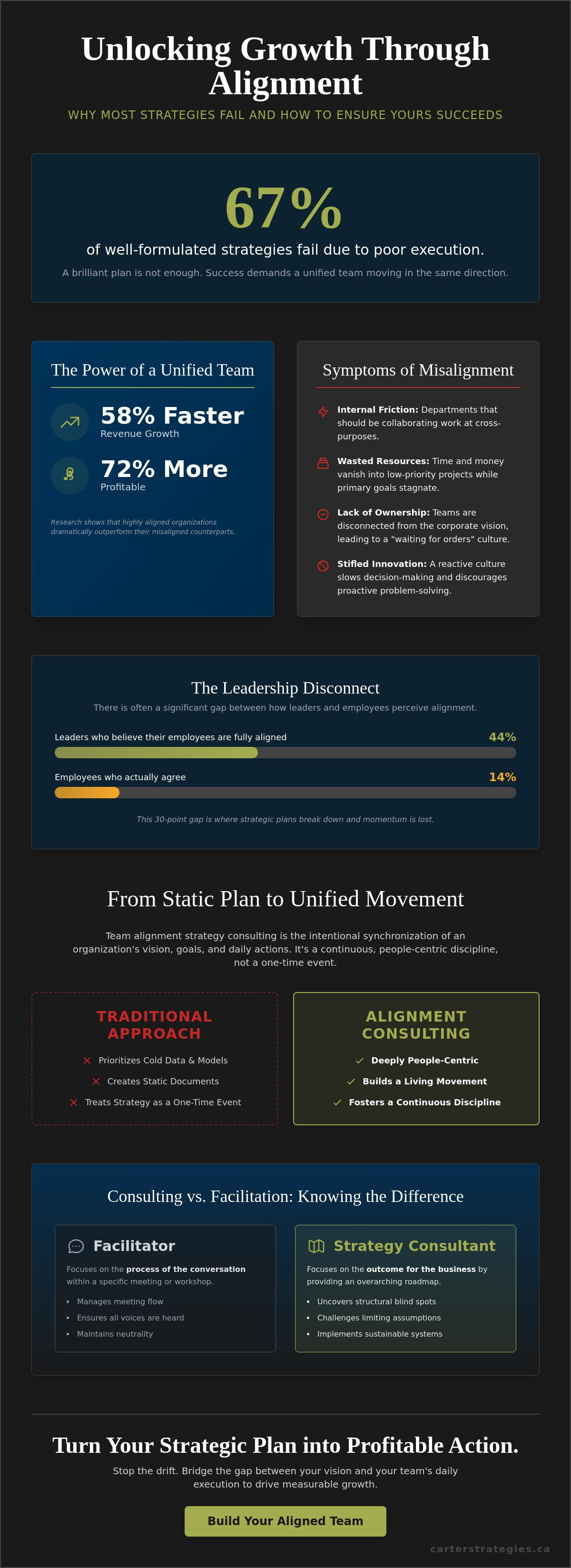 Team alignment strategy consulting