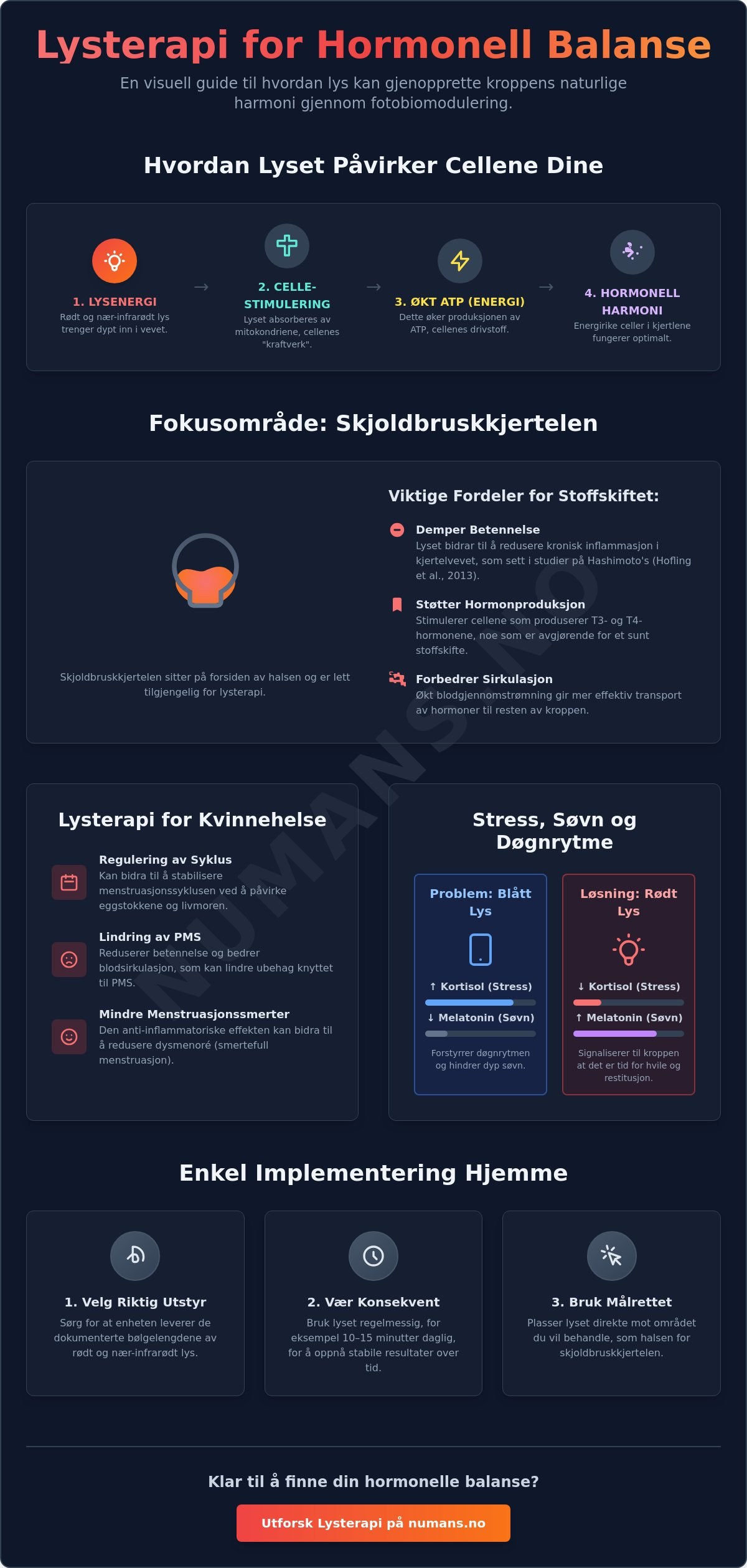 Lysterapi og hormonell balanse
