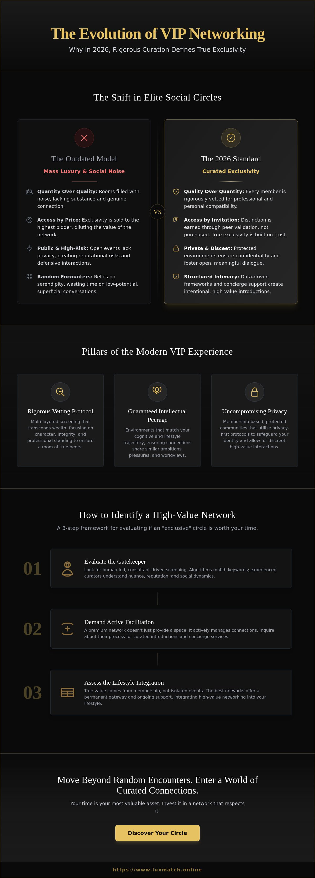 VIP networking experiences