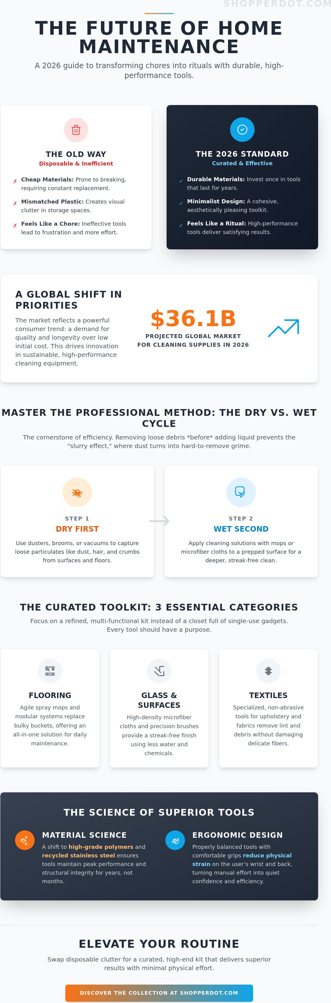 Home cleaning tools