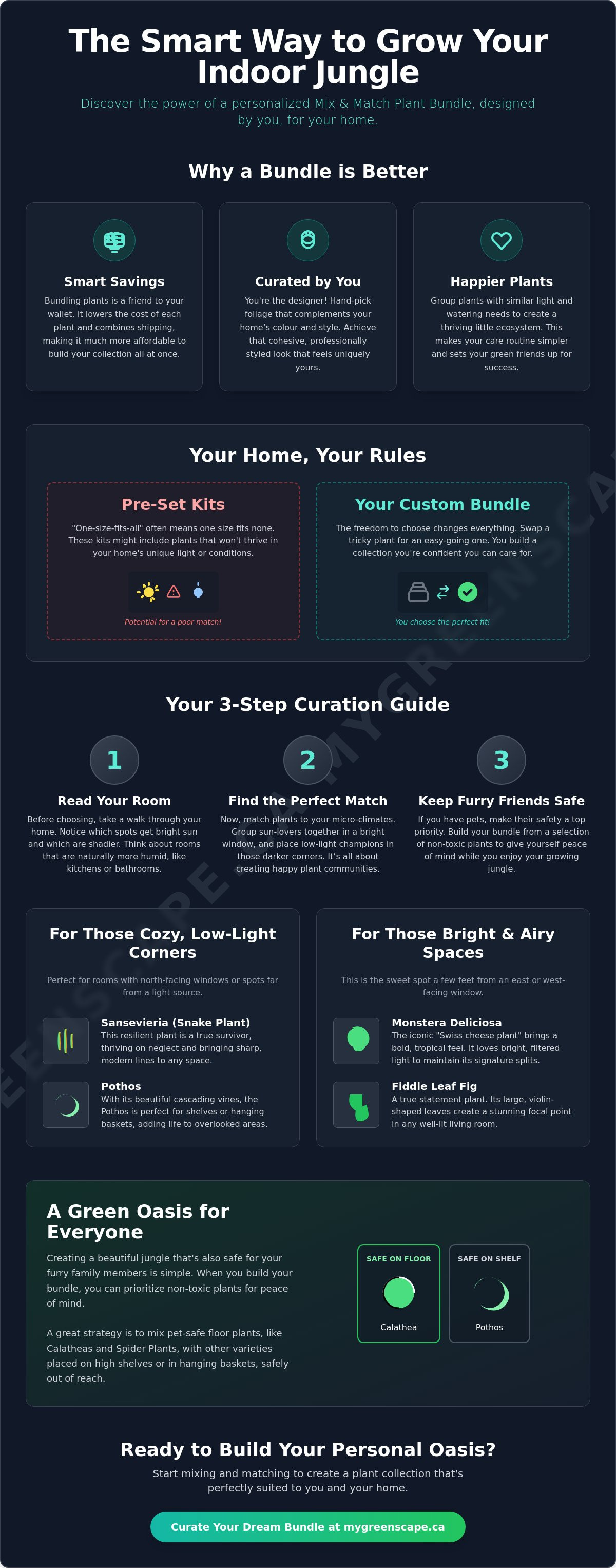 Mix and match plant bundle