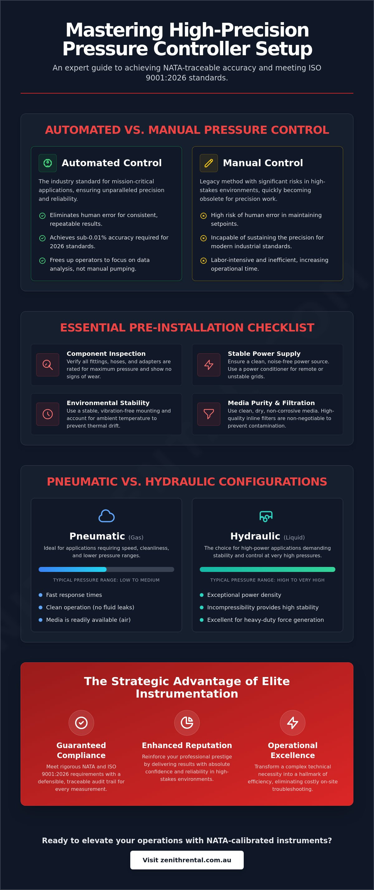 Pressure controller setup guide