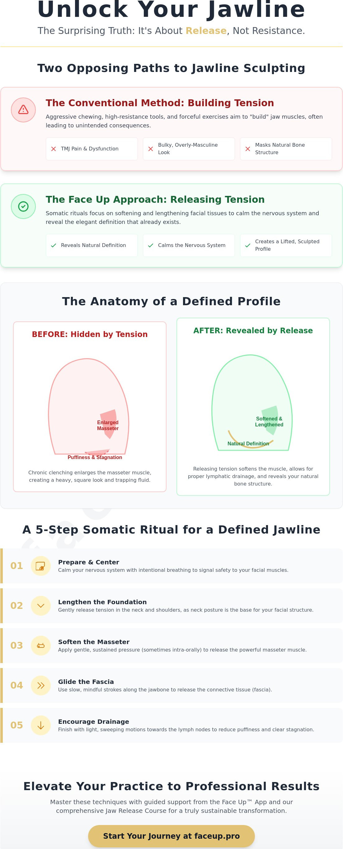 Jawline sculpting exercises at home