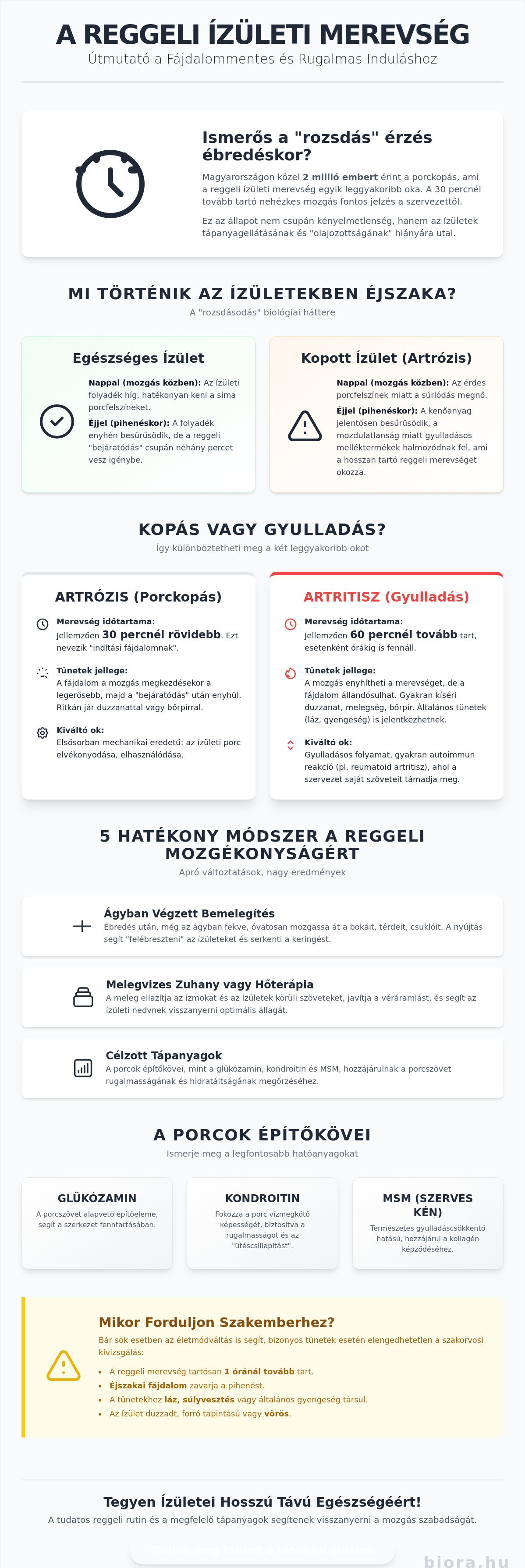 Reggeli ízületi merevség
