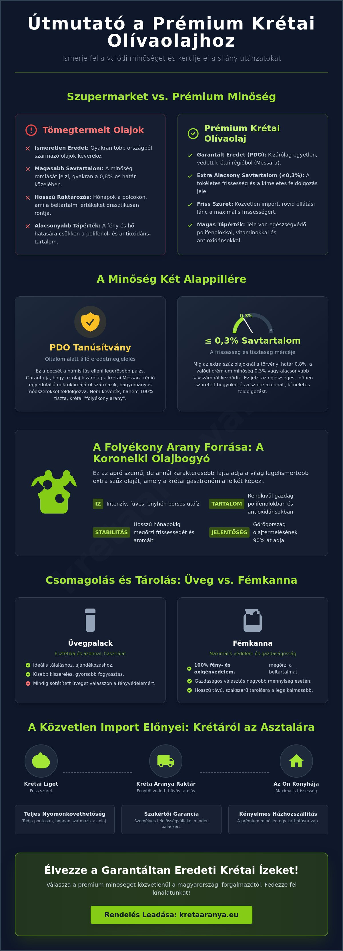 Prémium olívaolaj rendelés