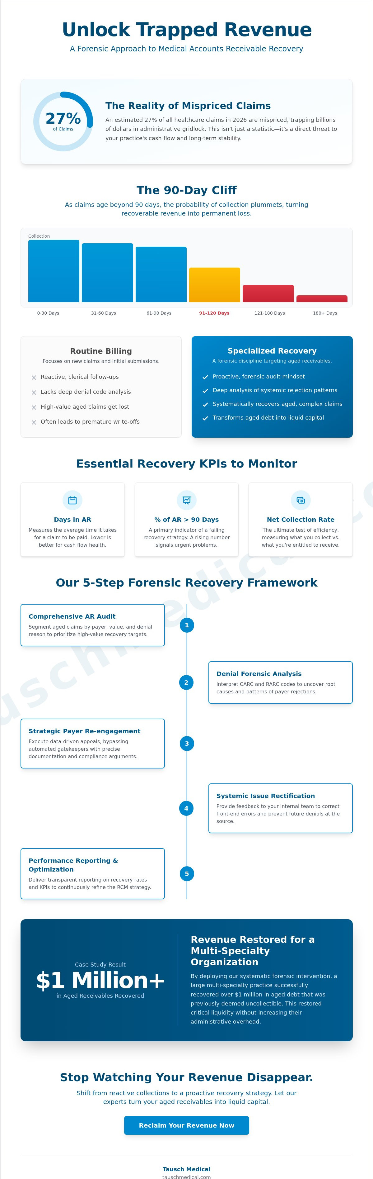 Medical accounts receivable recovery