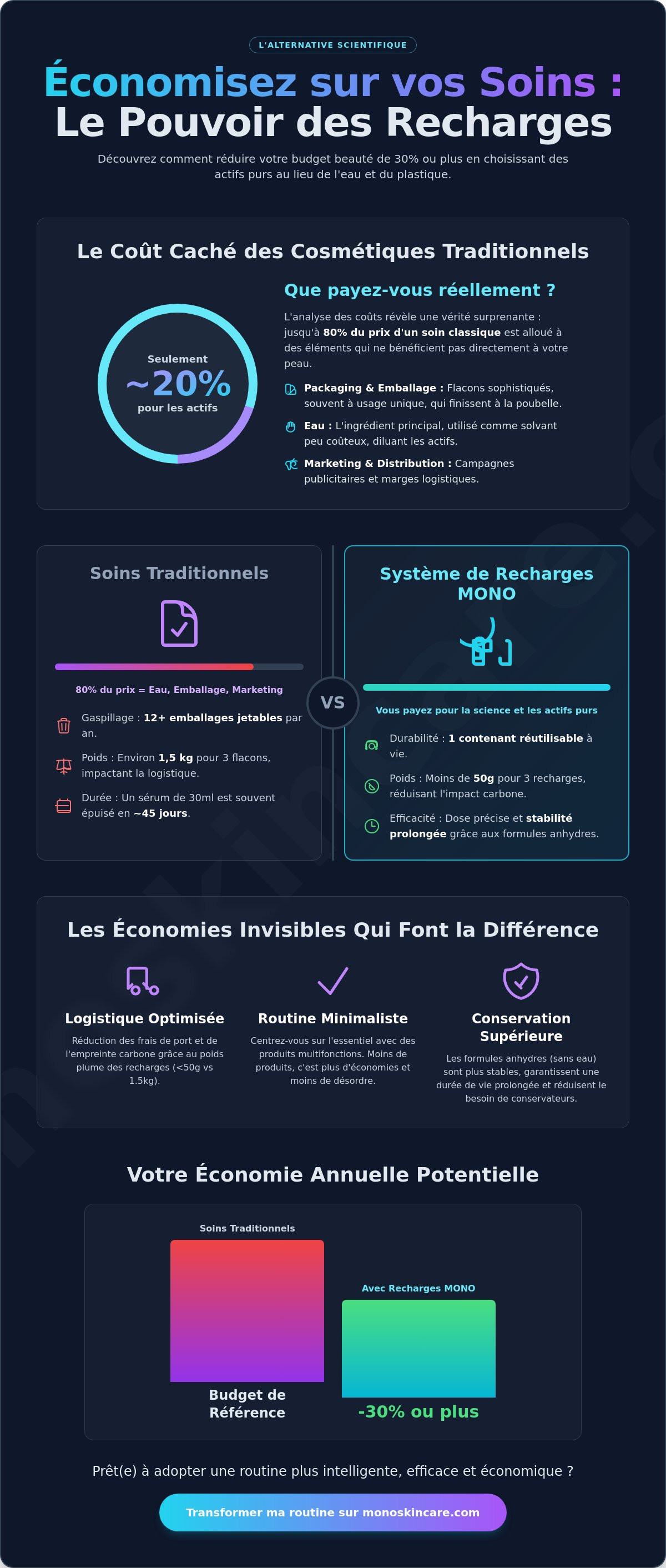 économiser de l'argent avec les recharges