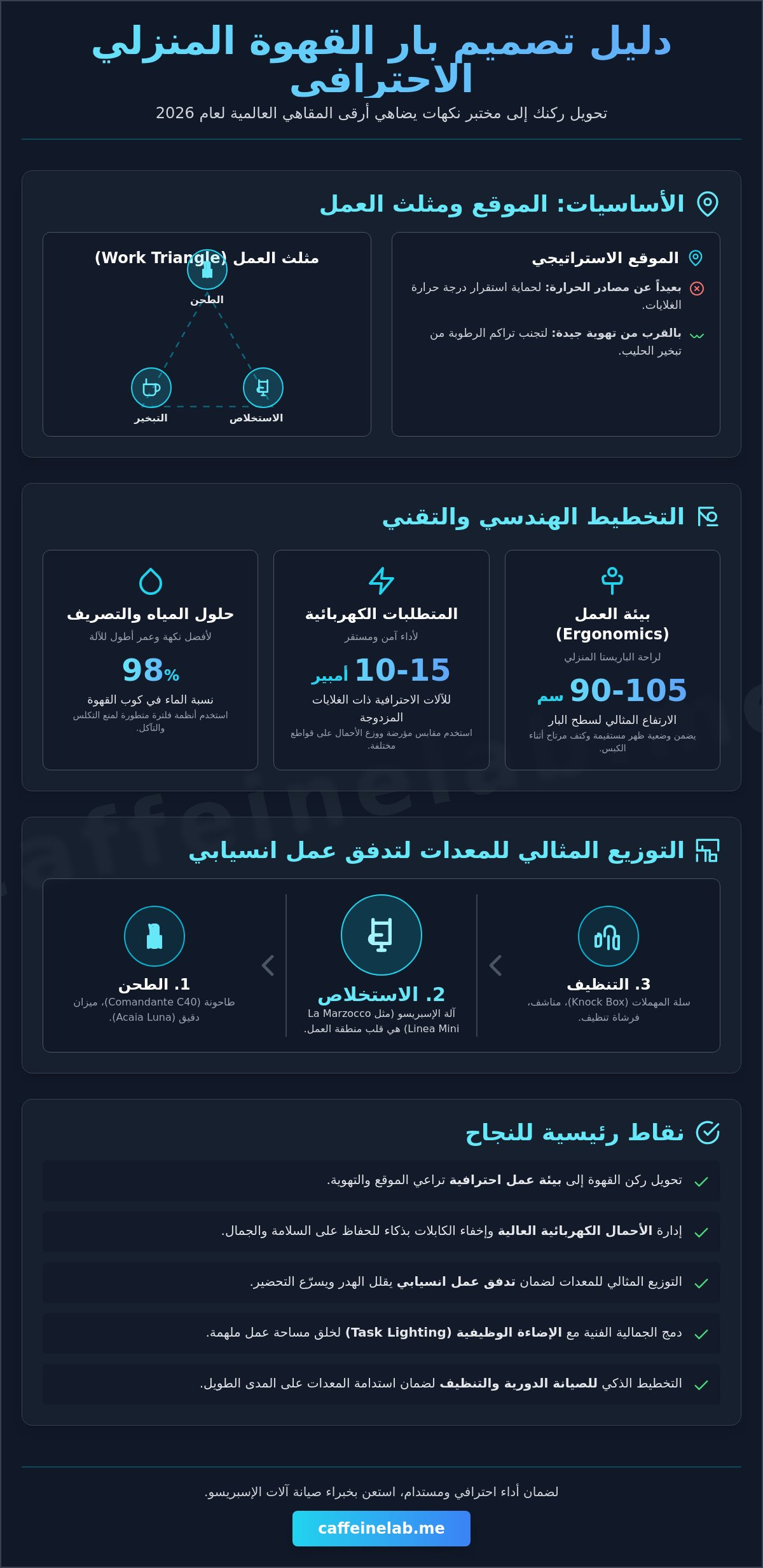 تصميم بار قهوة منزلي