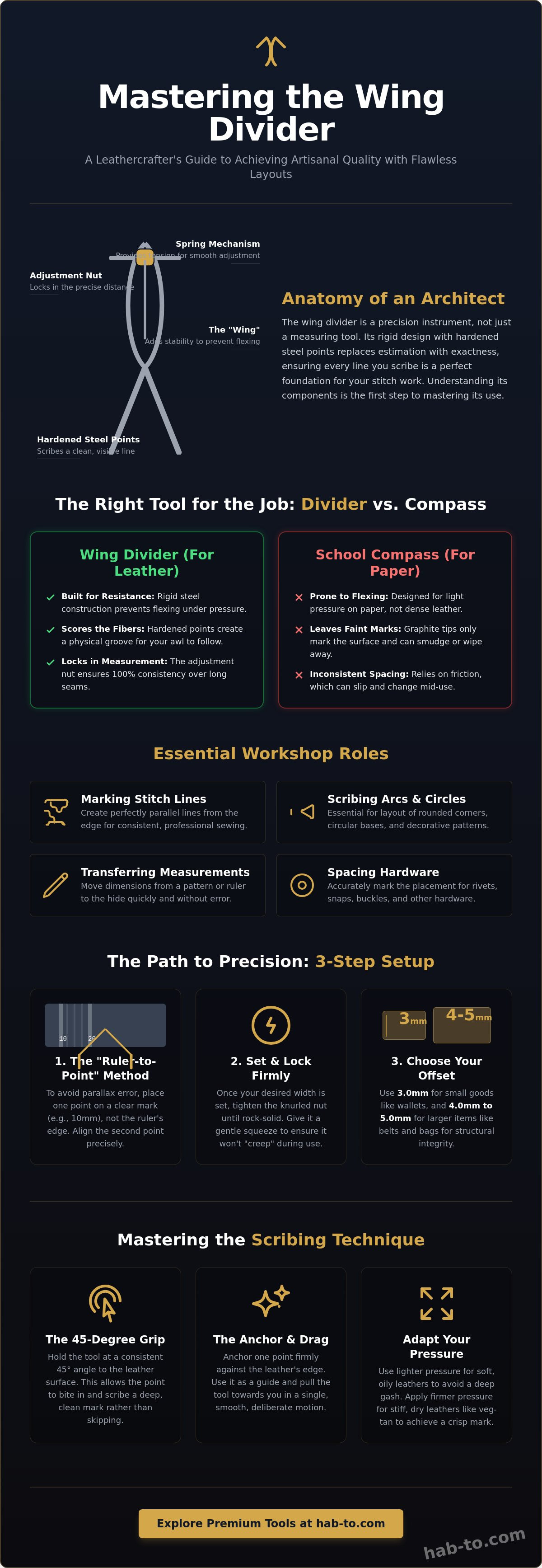 How to use a wing divider