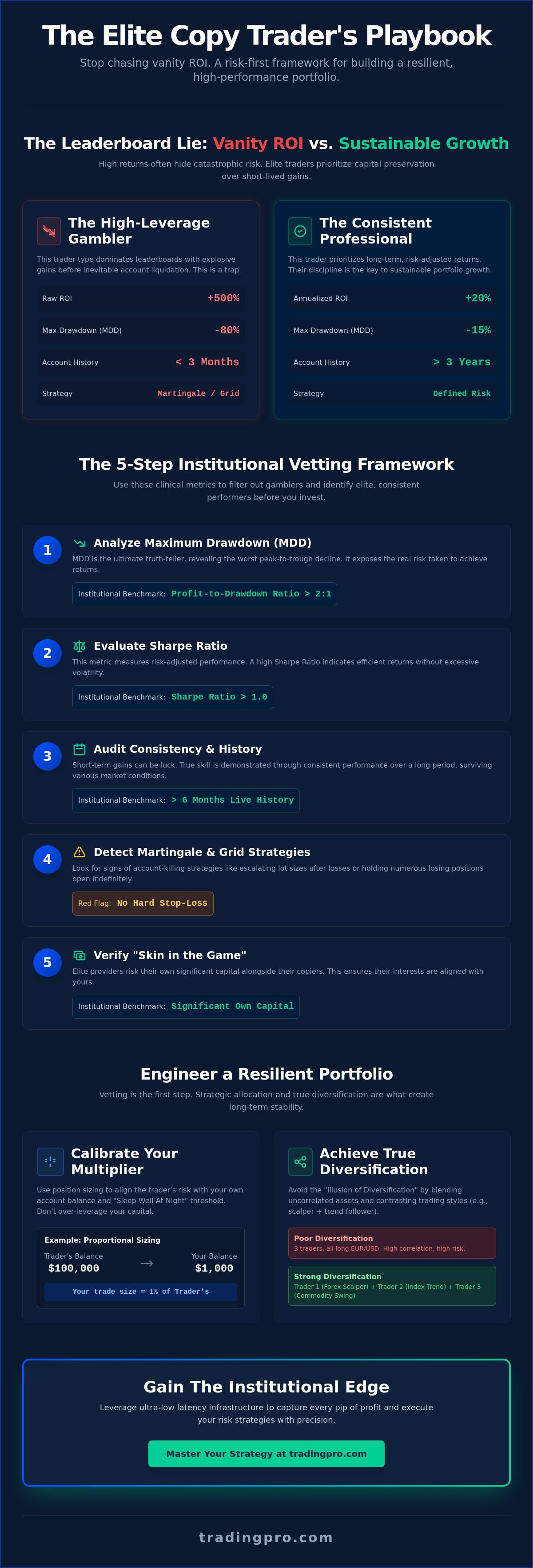 Copy trading risk management strategies