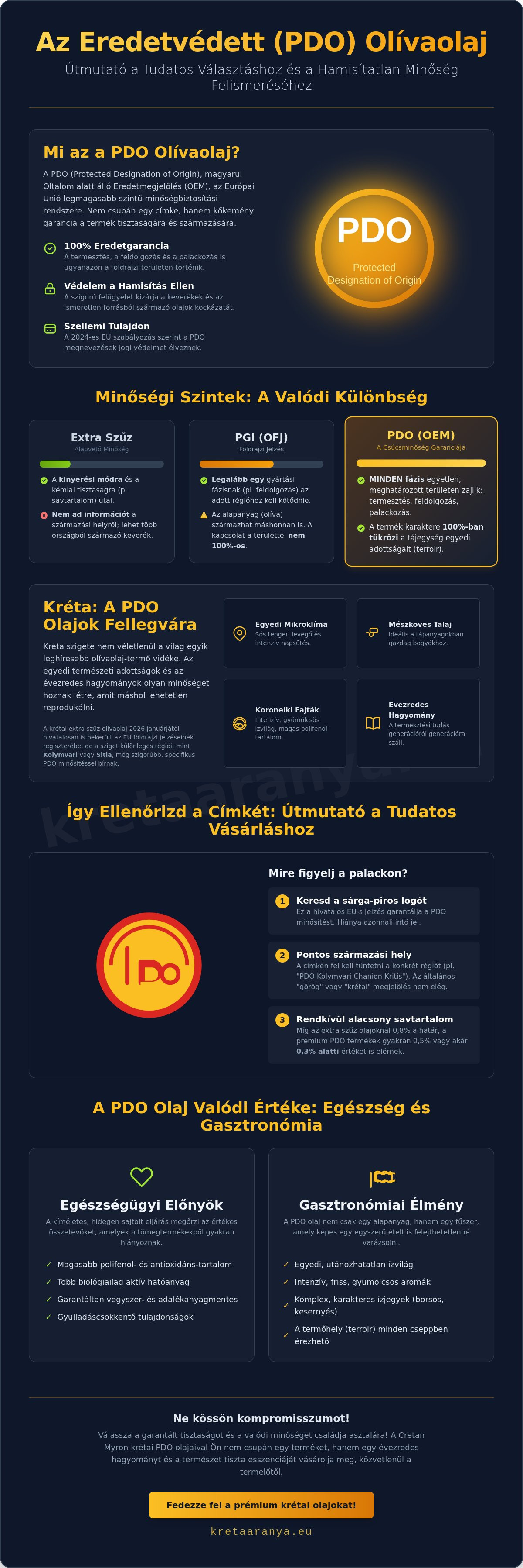 PDO olívaolaj