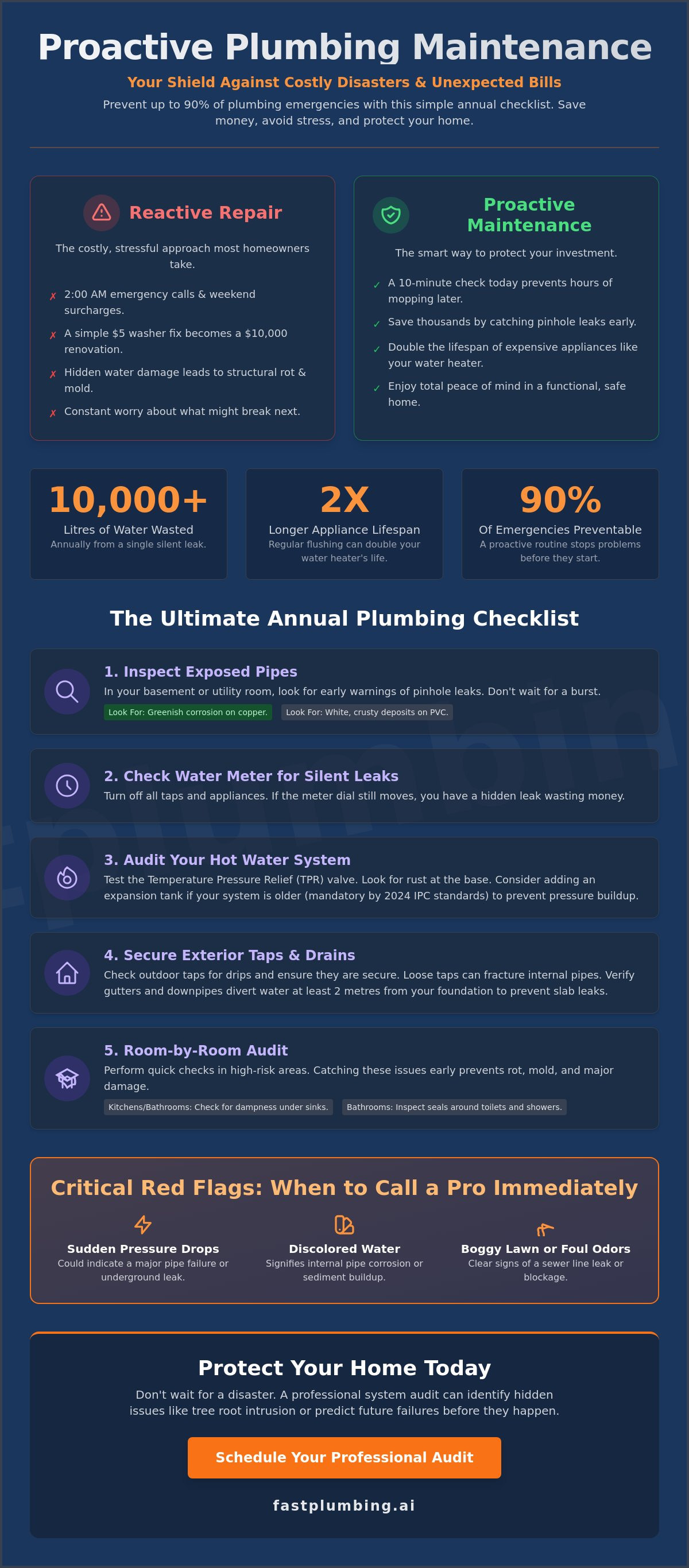 Plumbing maintenance