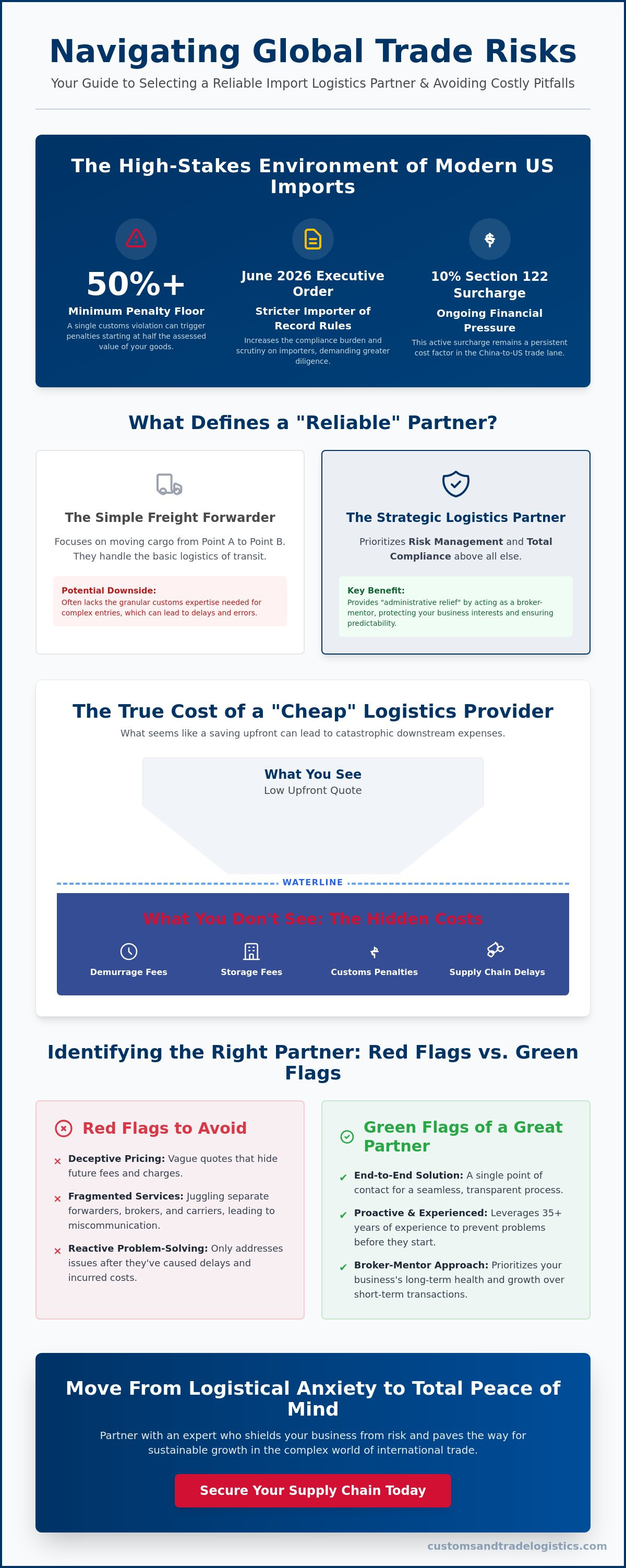 Reliable import logistics partner