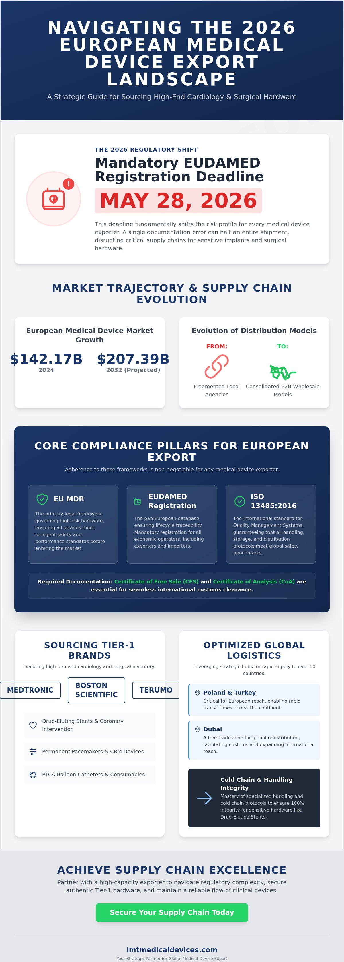 Medical devices exporter Europe