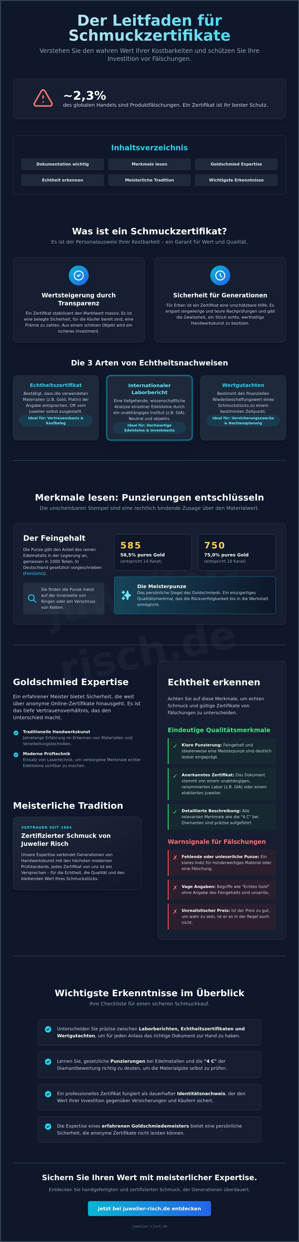 Schmuck zertifikat echtheit