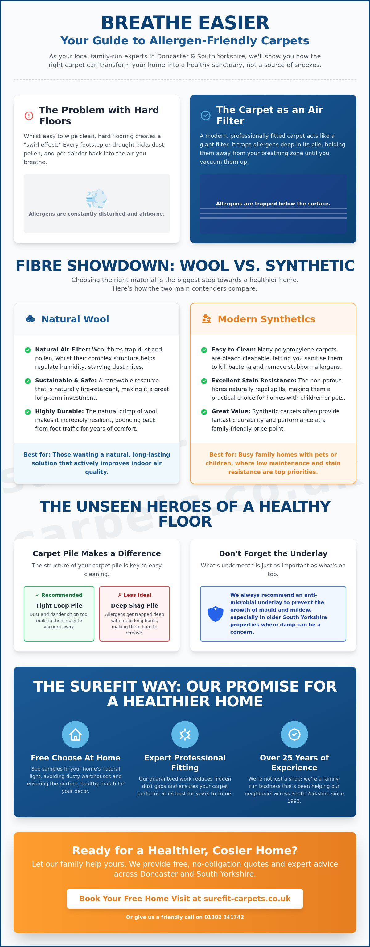 Allergen-free carpets Doncaster