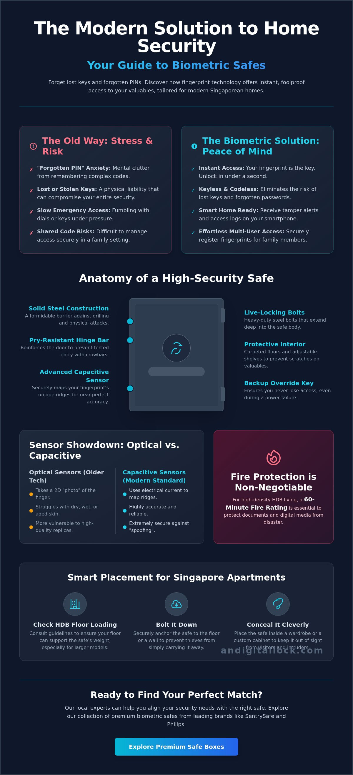 Biometric safe