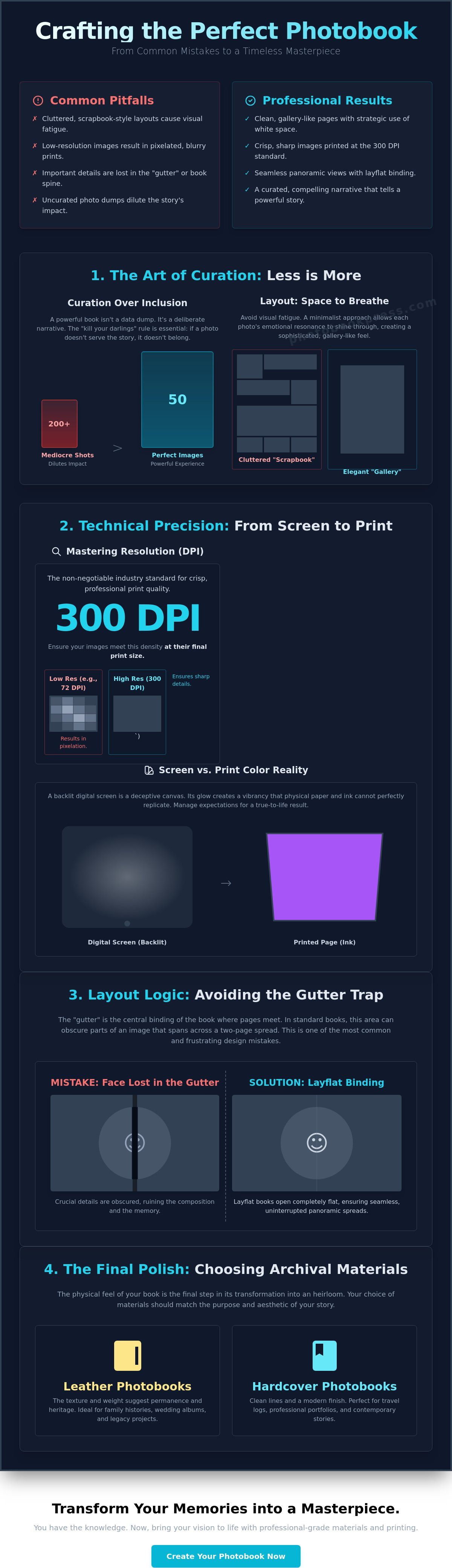 Common photo book design mistakes