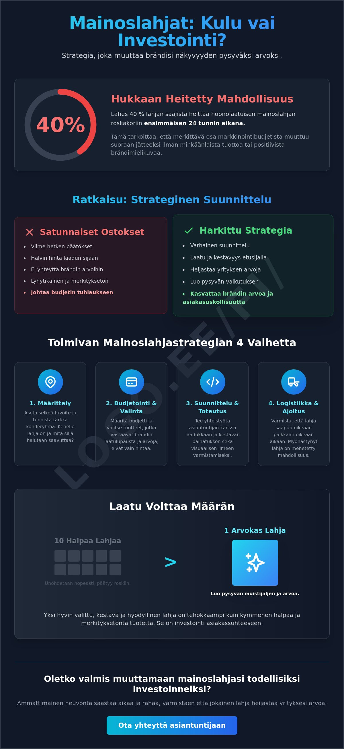 Anti Saluneem mainoslahjojen asiantuntija