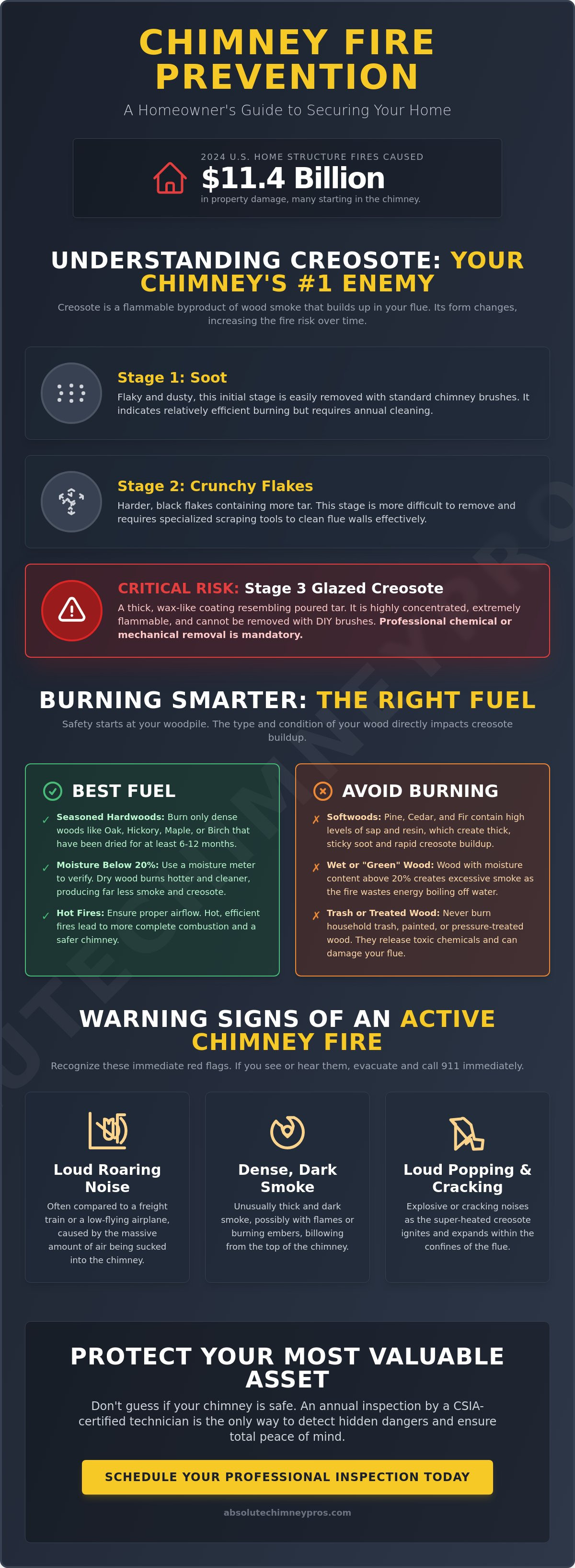 Chimney fire prevention tips