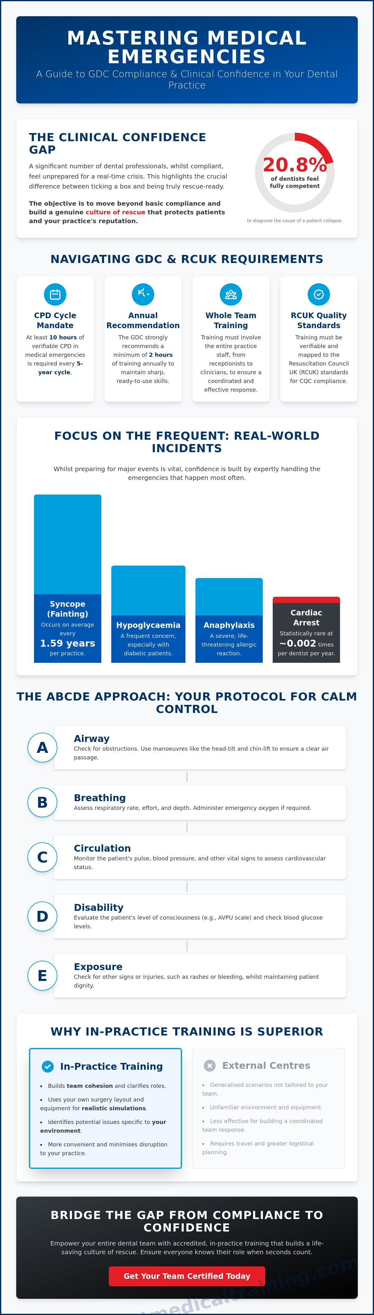 Medical emergencies in dental practice course