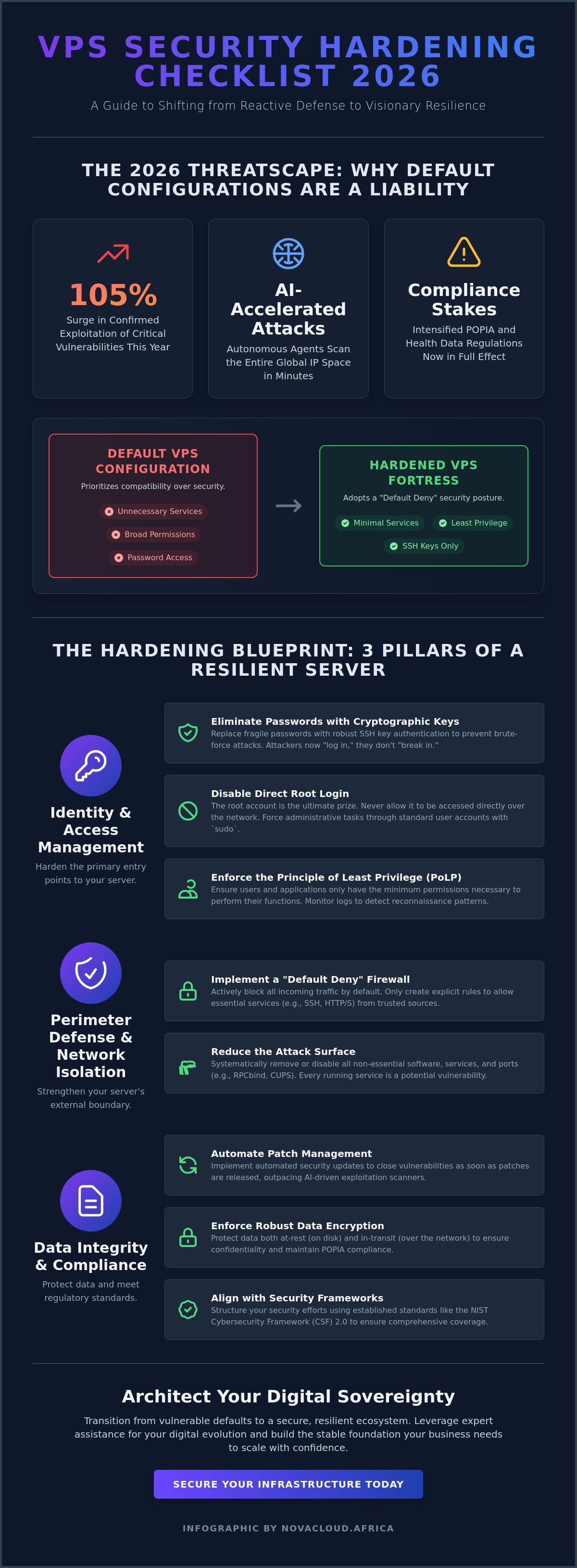 Vps security hardening checklist 2026