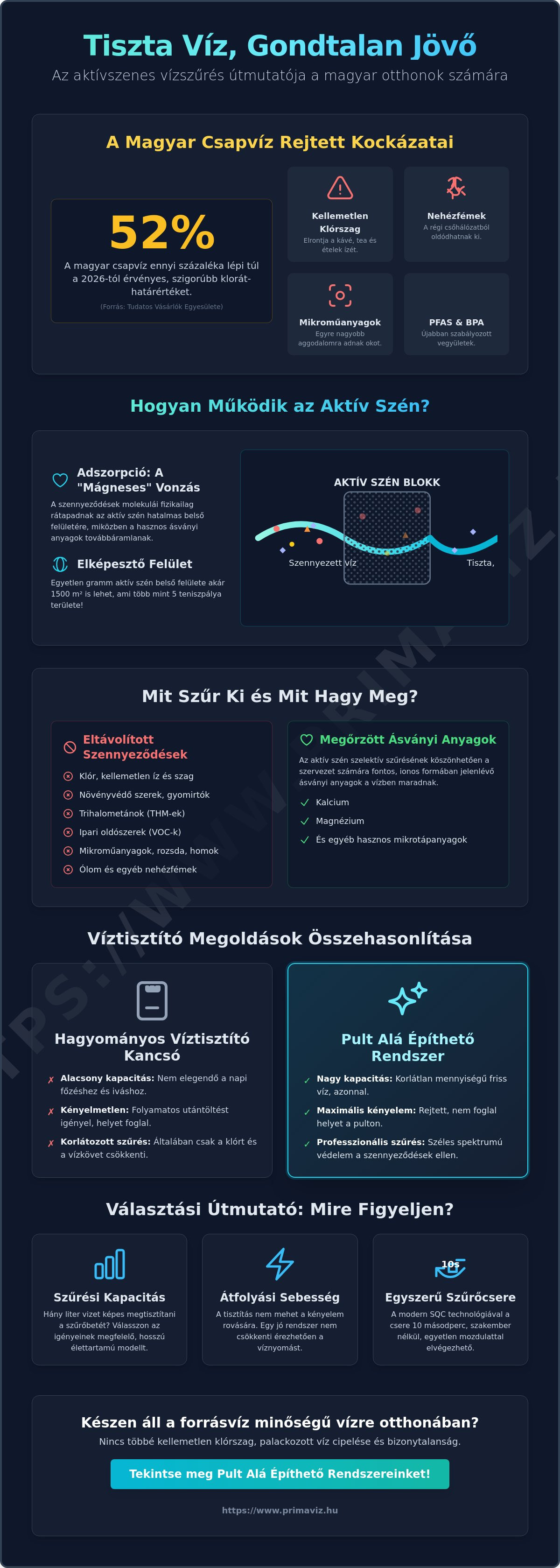 Aktívszenes vízszűrő