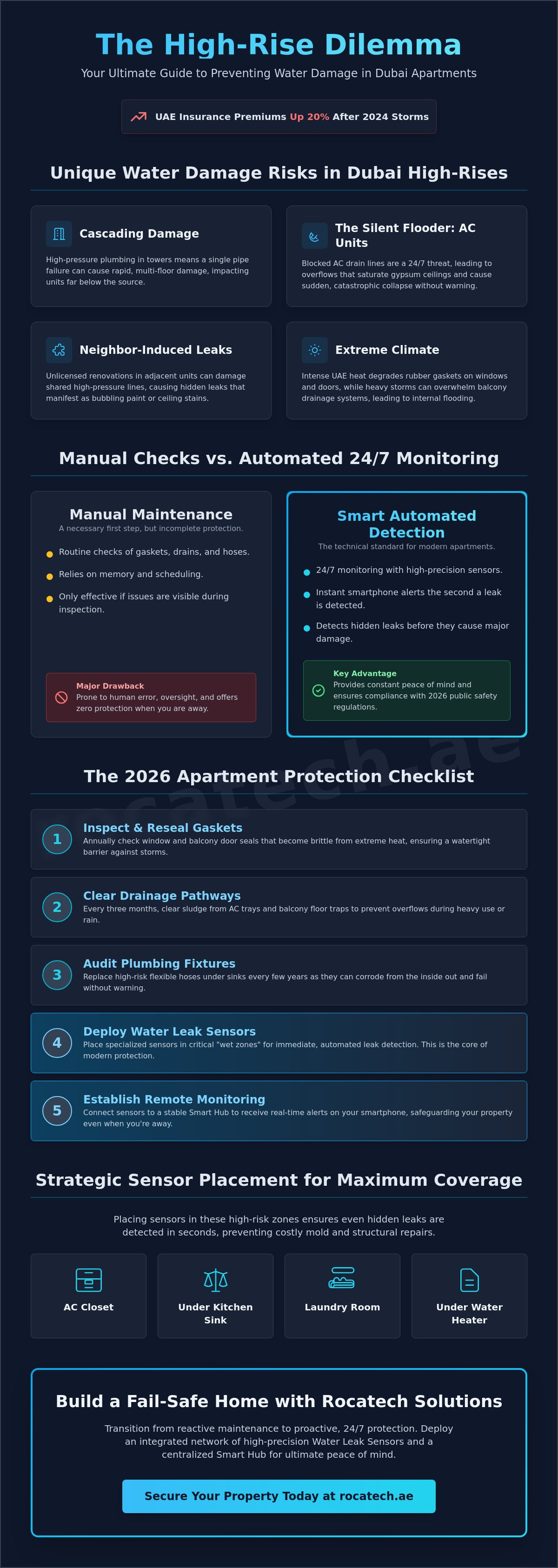 Prevent water damage in dubai apartment