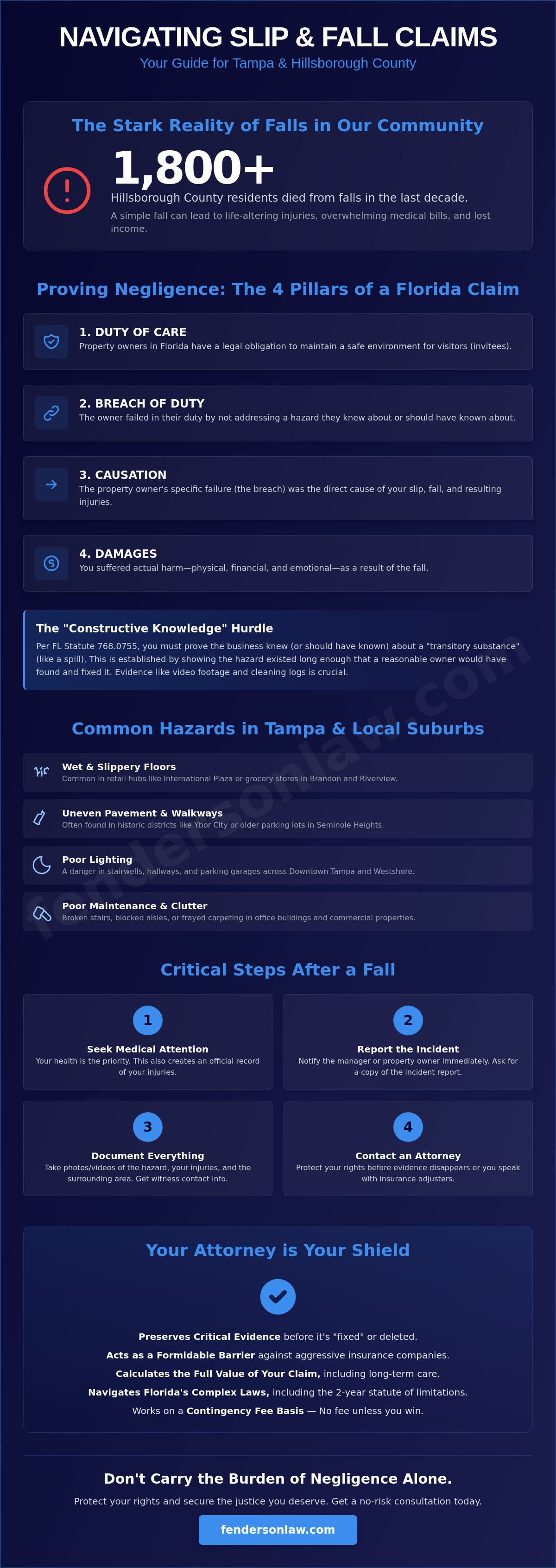 Slip and fall attorney Tampa