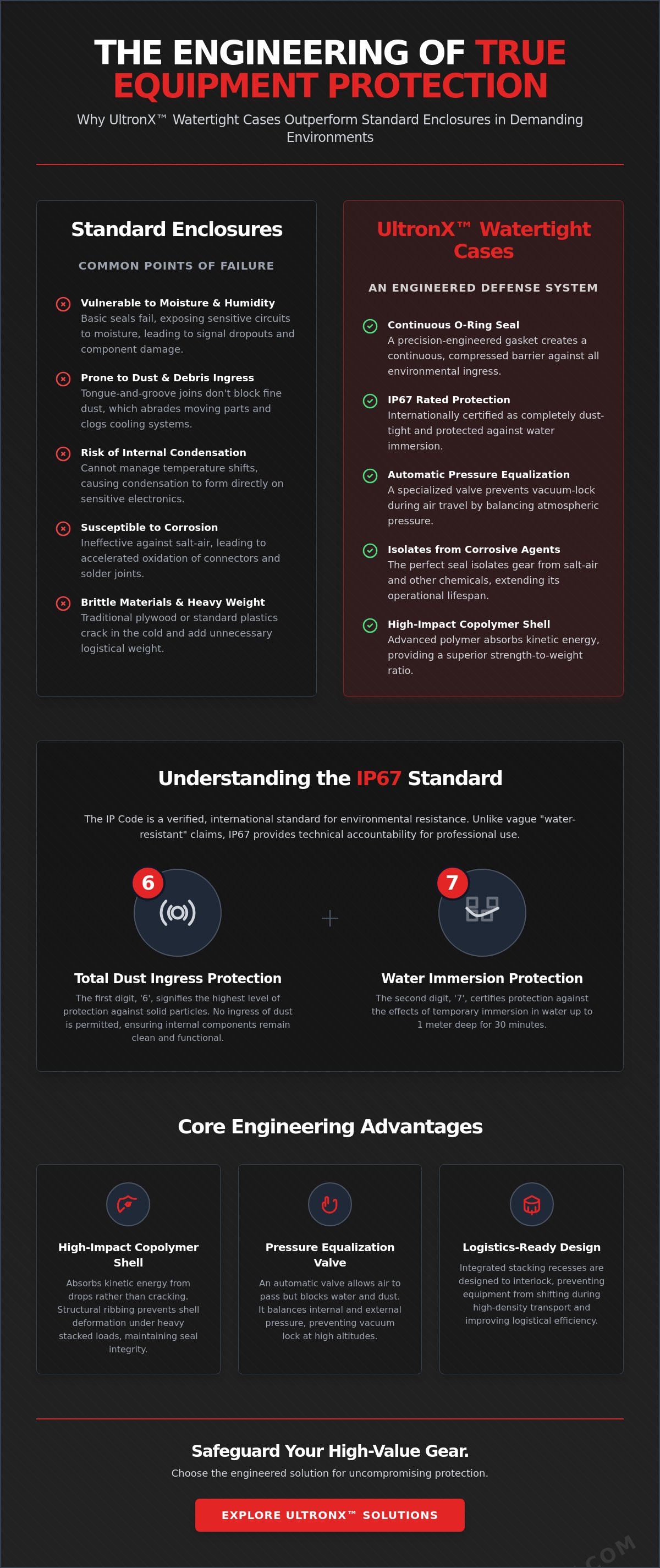 UltronX™ Watertight Cases
