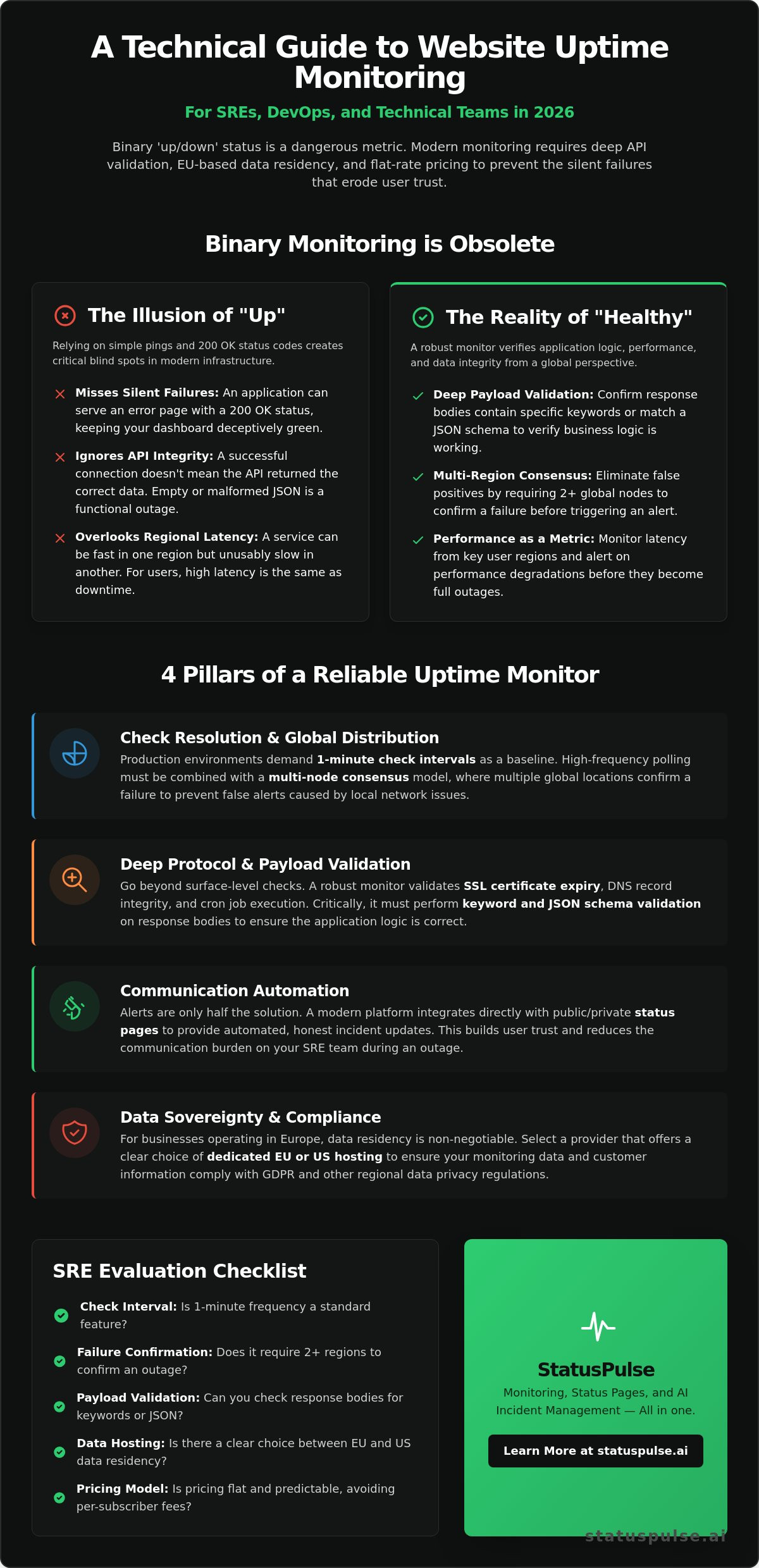 Website uptime monitor