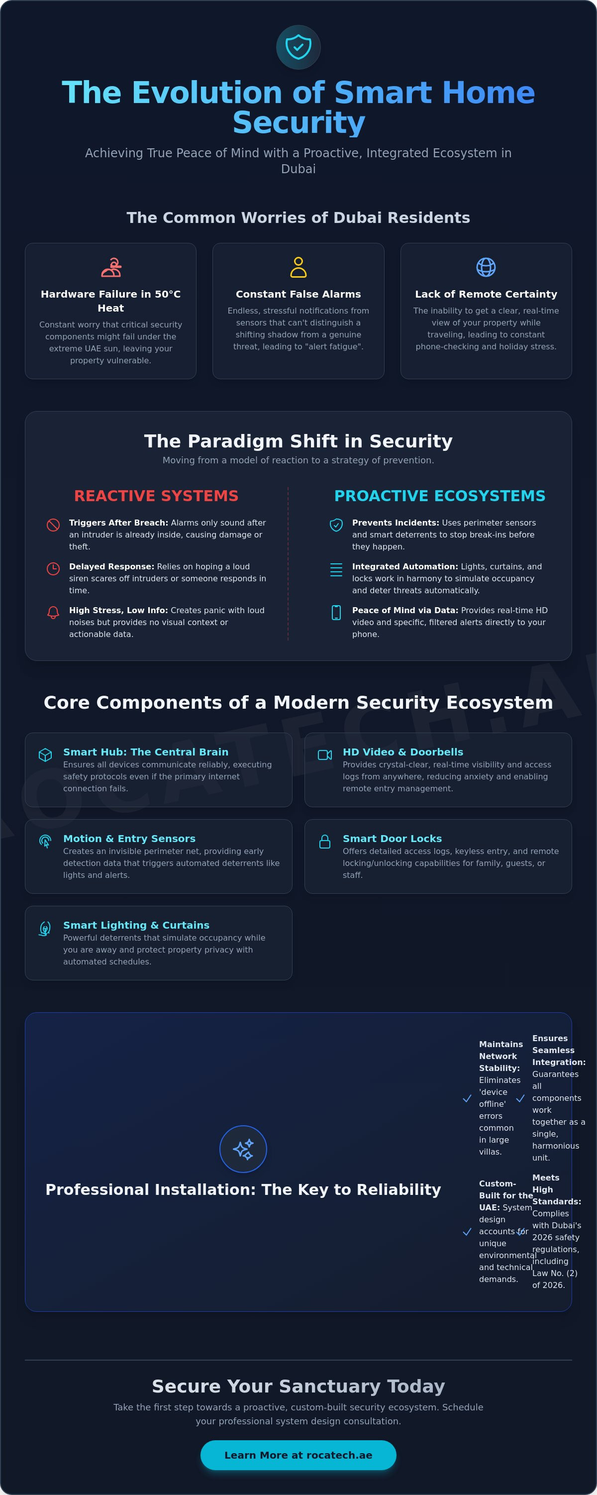 Smart home security dubai