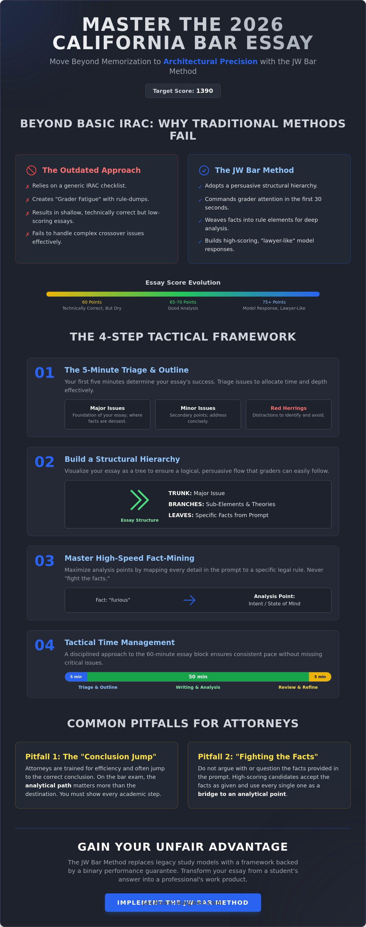 Advanced california bar exam essay strategies