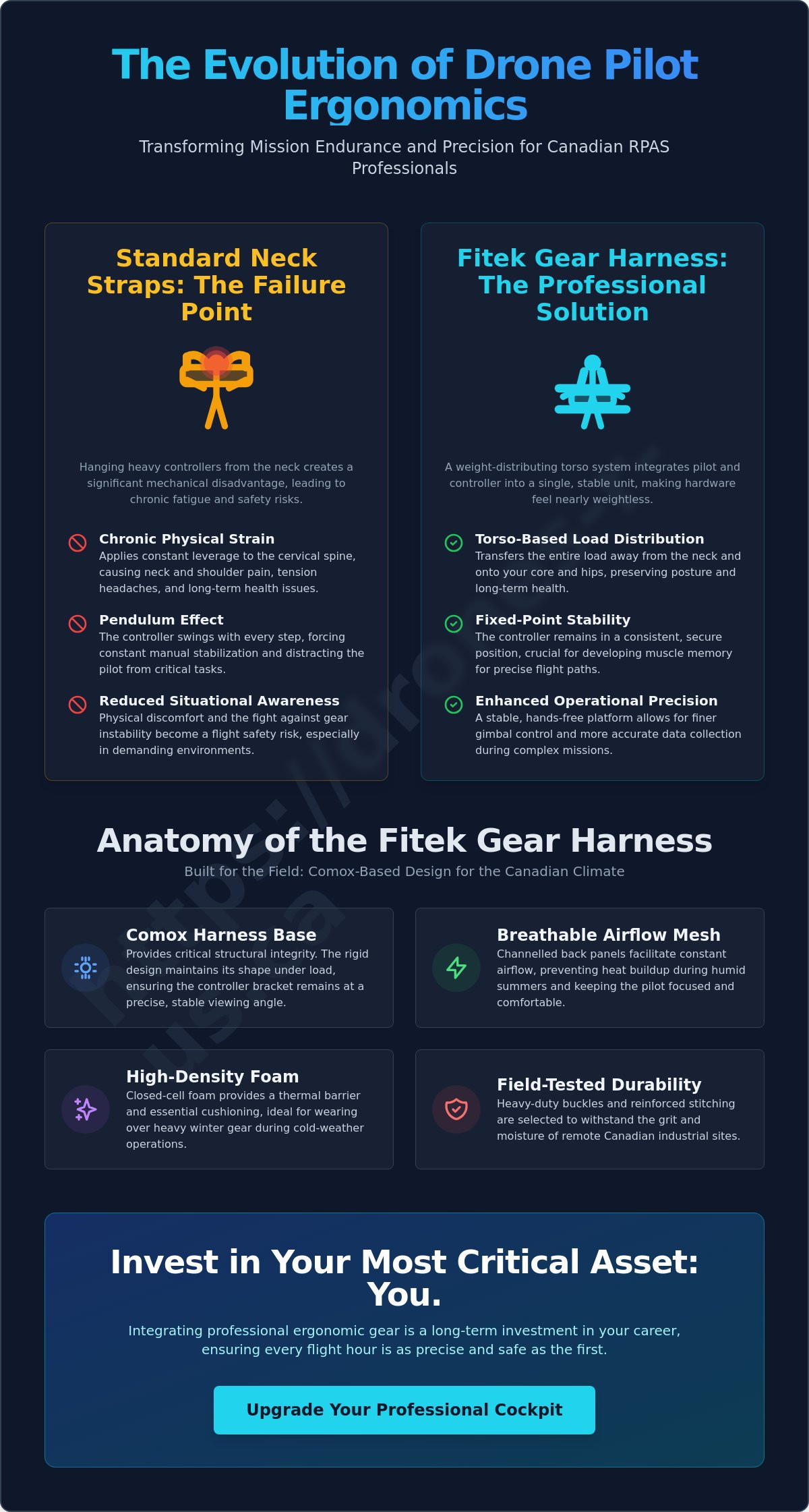 Fitek Gear drone harness