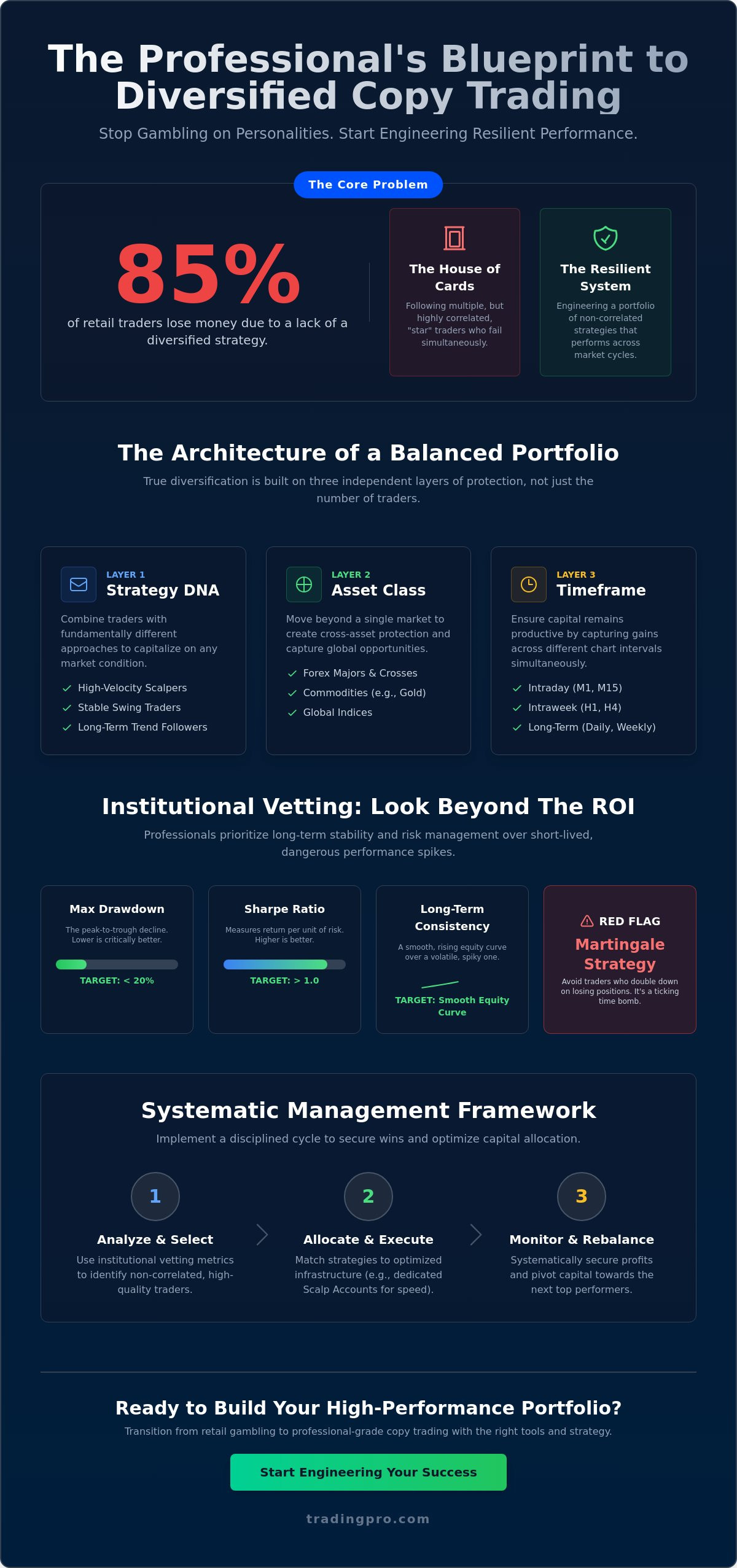 Building a diversified copy trade portfolio