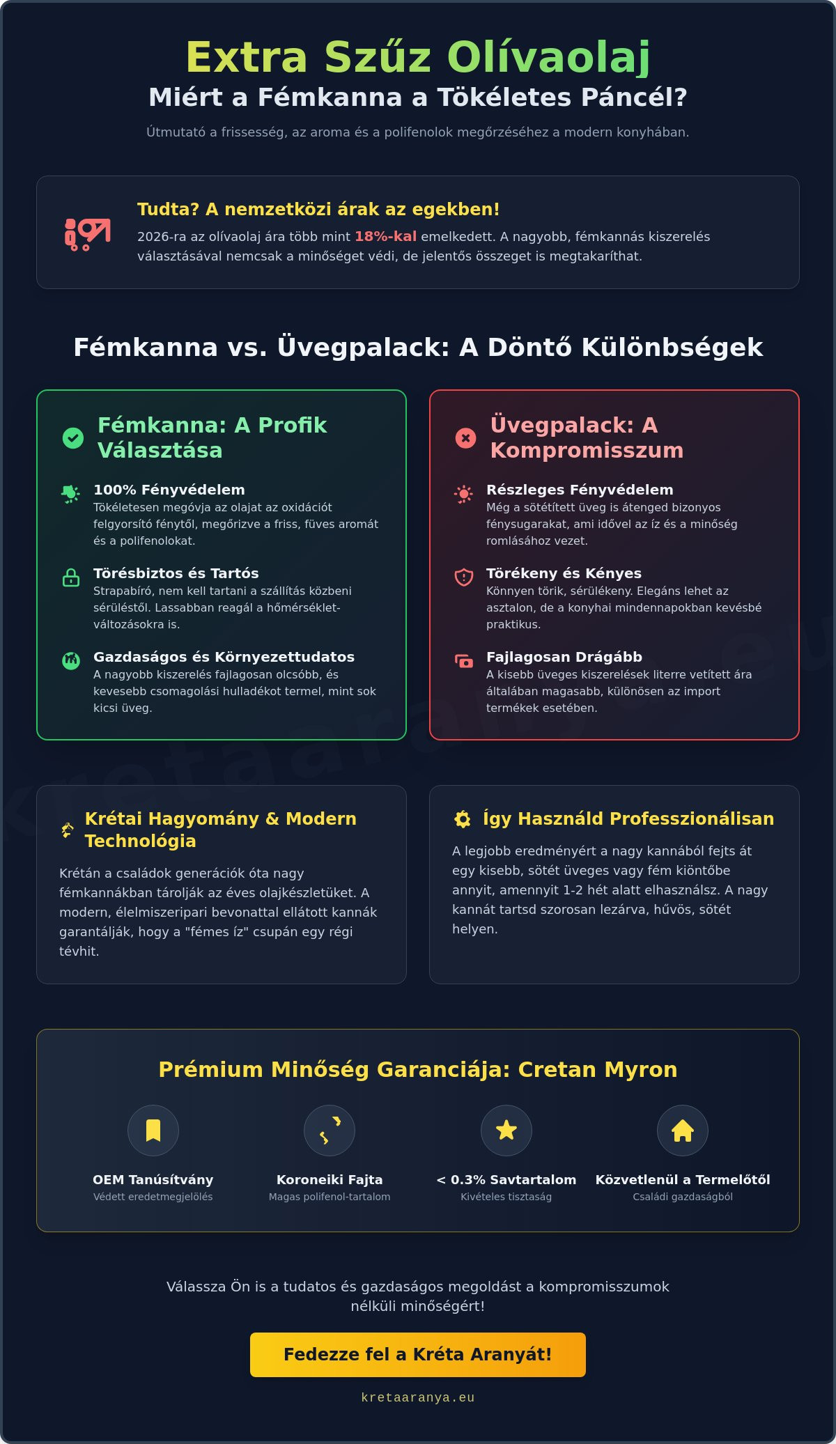 Olívaolaj fémkannában