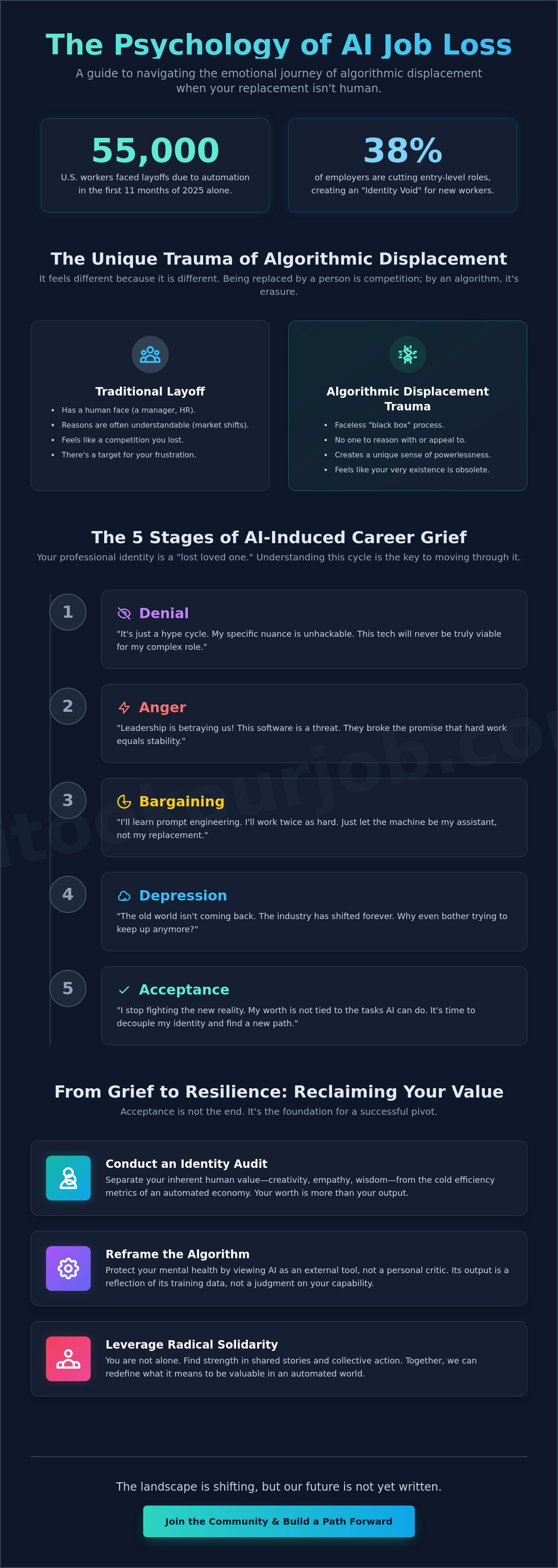 Psychology of AI job loss