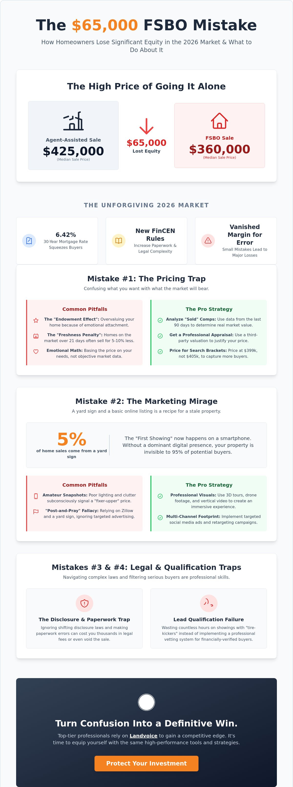 Common mistakes FSBO sellers make