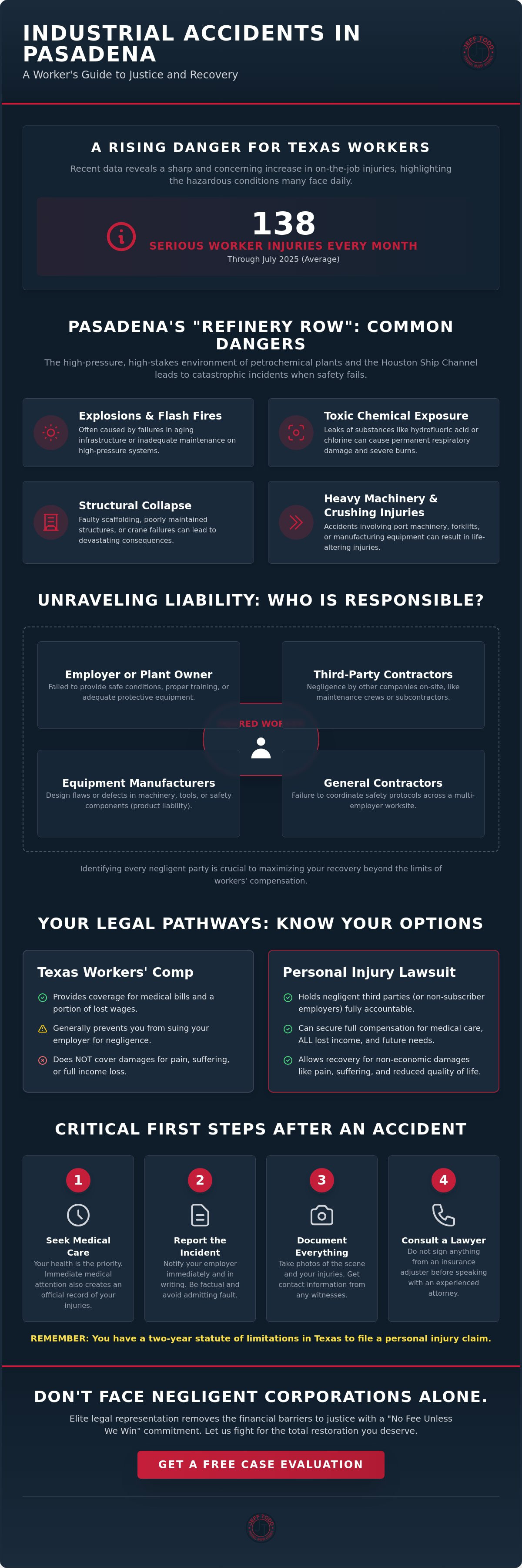 Industrial accident lawyer Pasadena TX