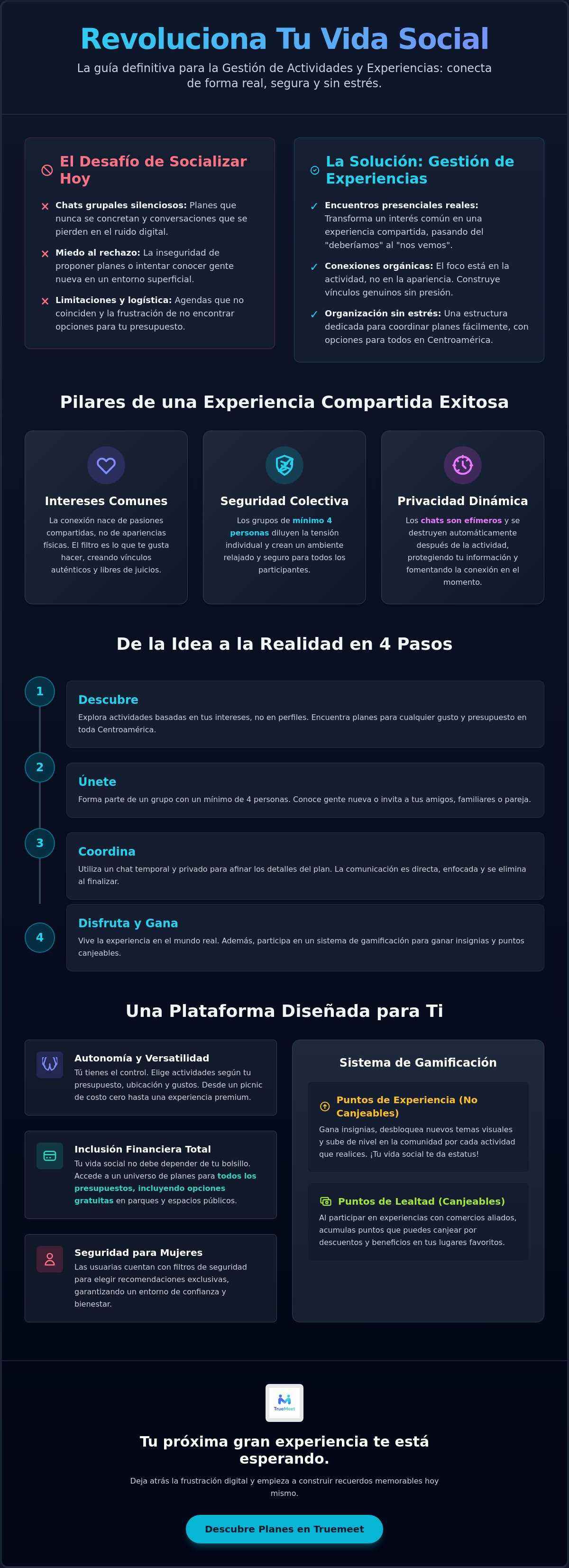 Gestión de Actividades y Experiencias