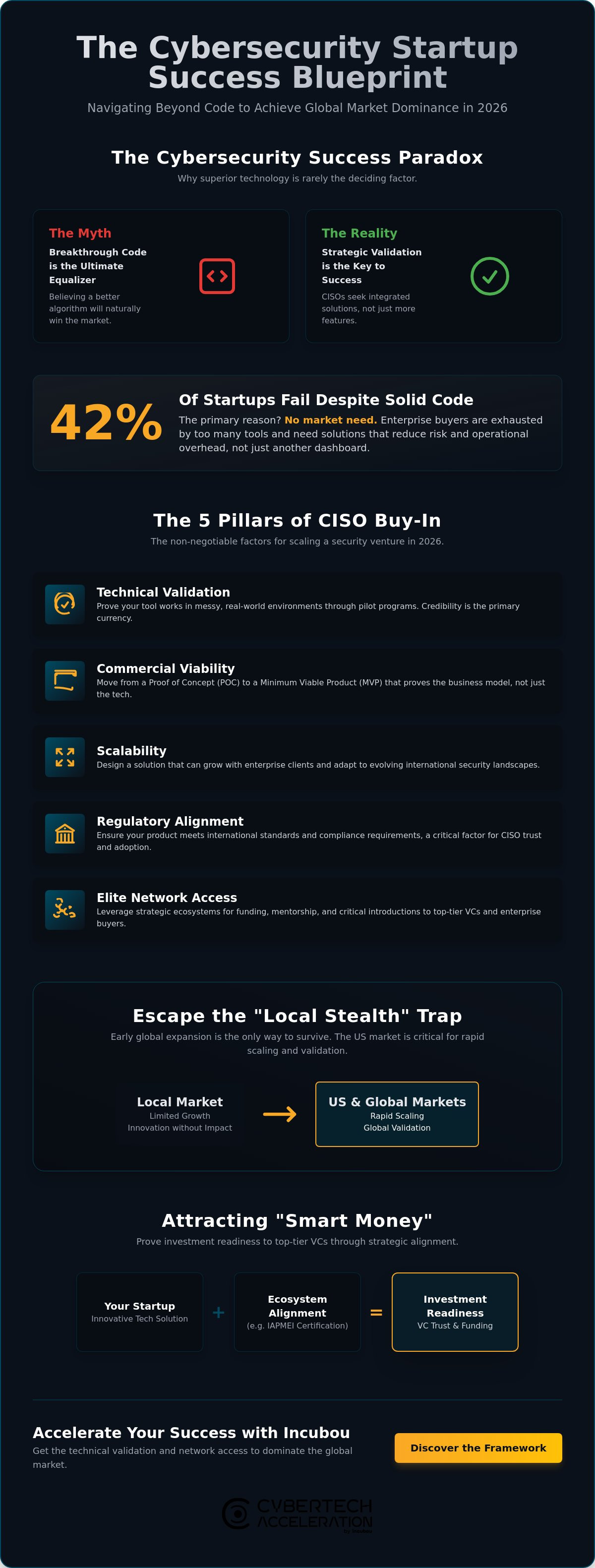 Cybersecurity startup success factors