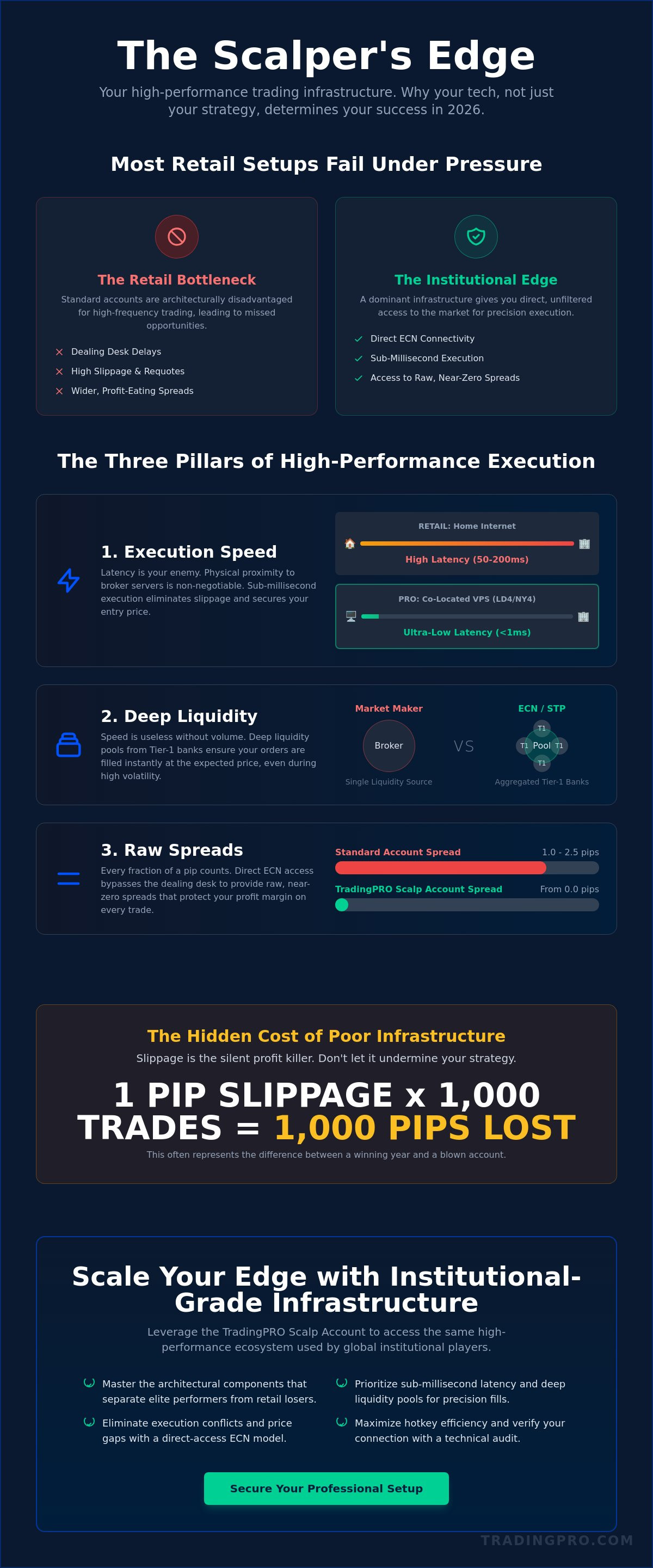 Best trading infrastructure for scalping
