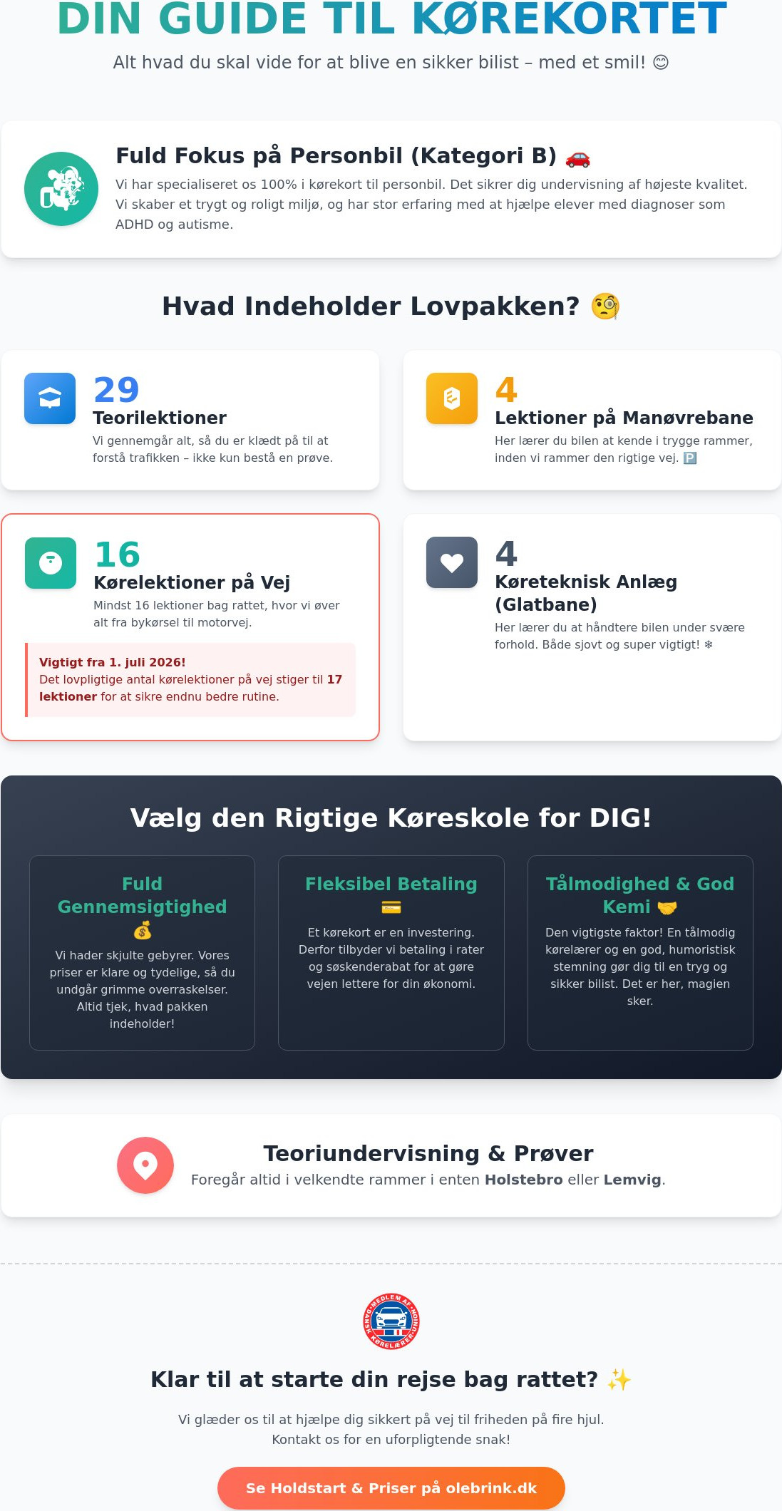 Bedste køreskole Lemvig