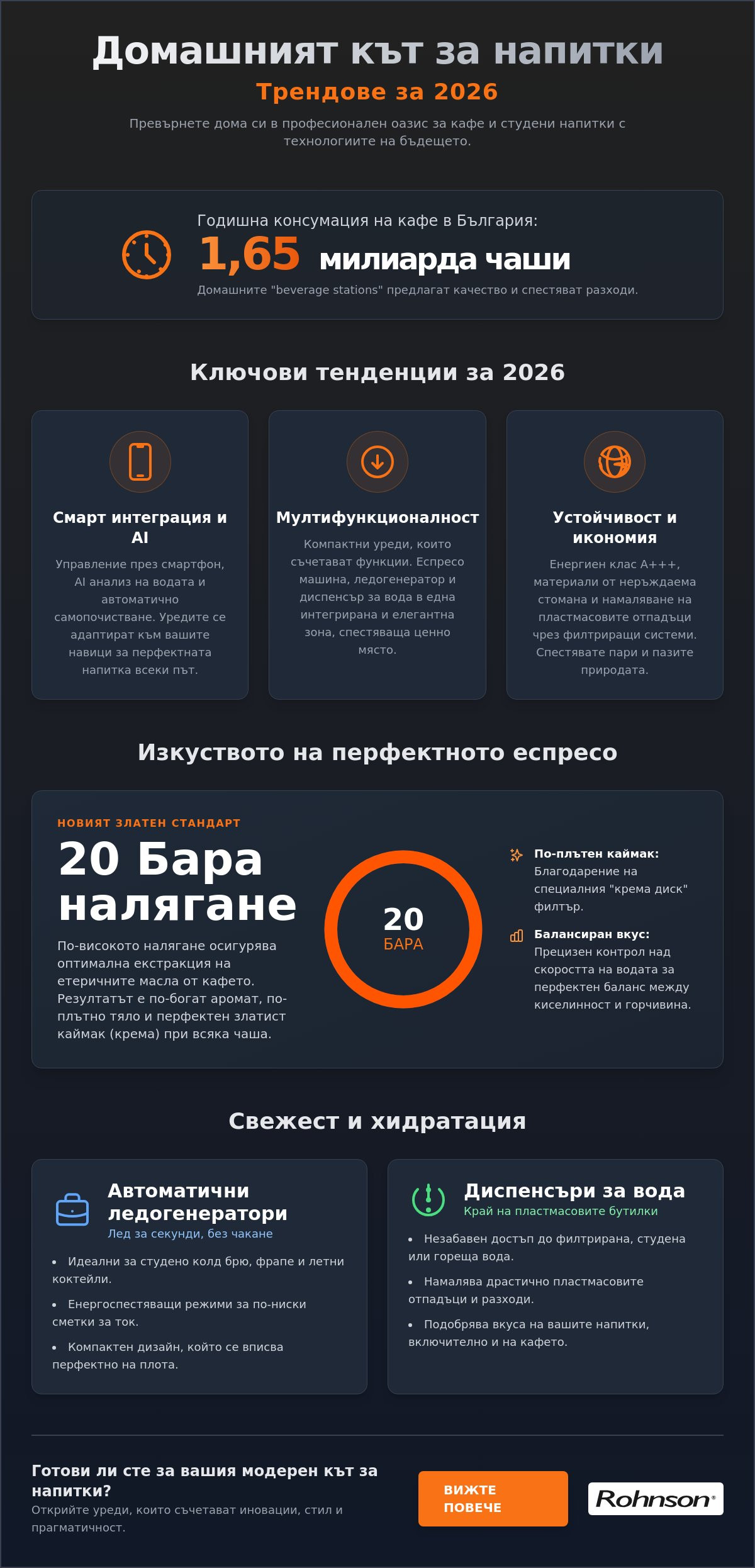 уреди за кафе и студени напитки
