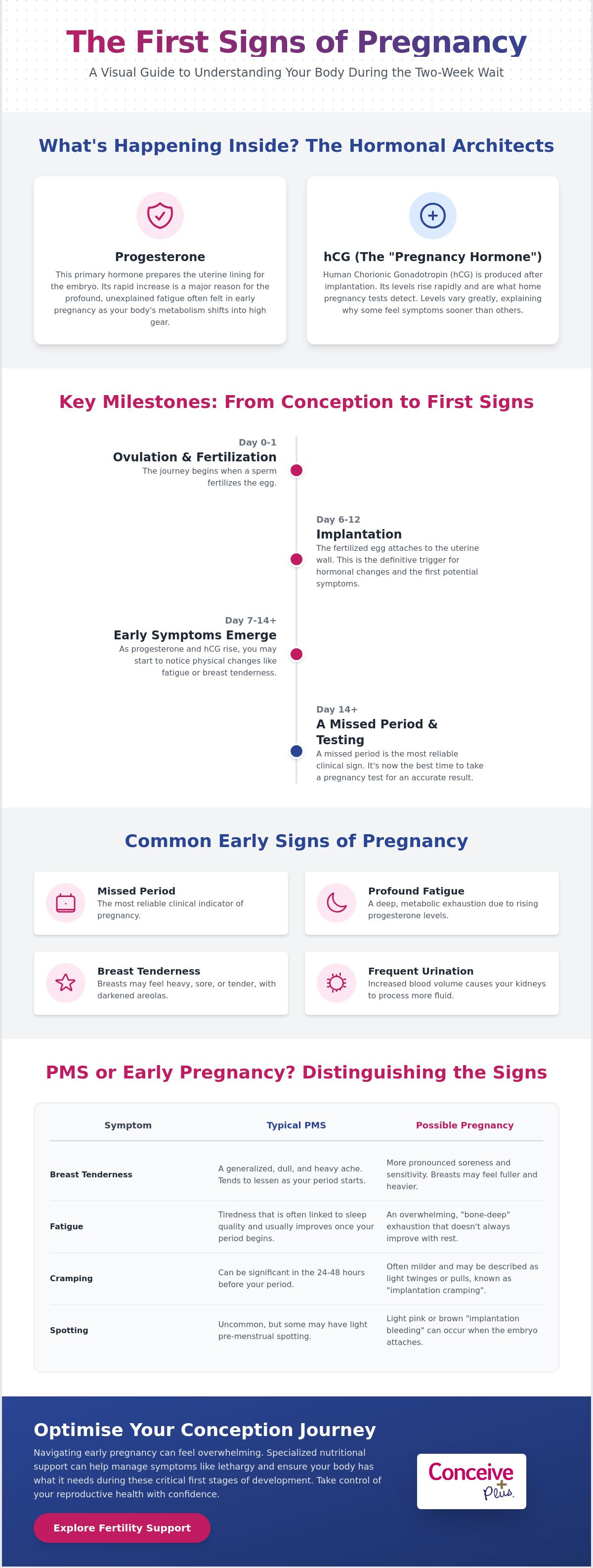 Early signs of pregnancy